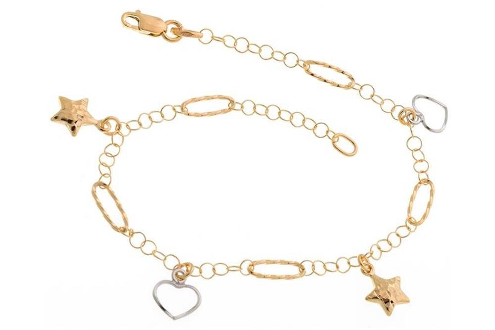 Silberkettenstore Goldarmband Fashion Line Armband 2623 - 375 Gold, Länge:  16cm