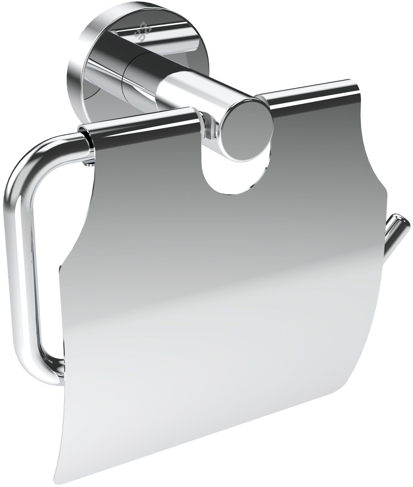 Toilettenpapierhalter Toilettenpapierhalter Chrom mit verdeckter Befestigung