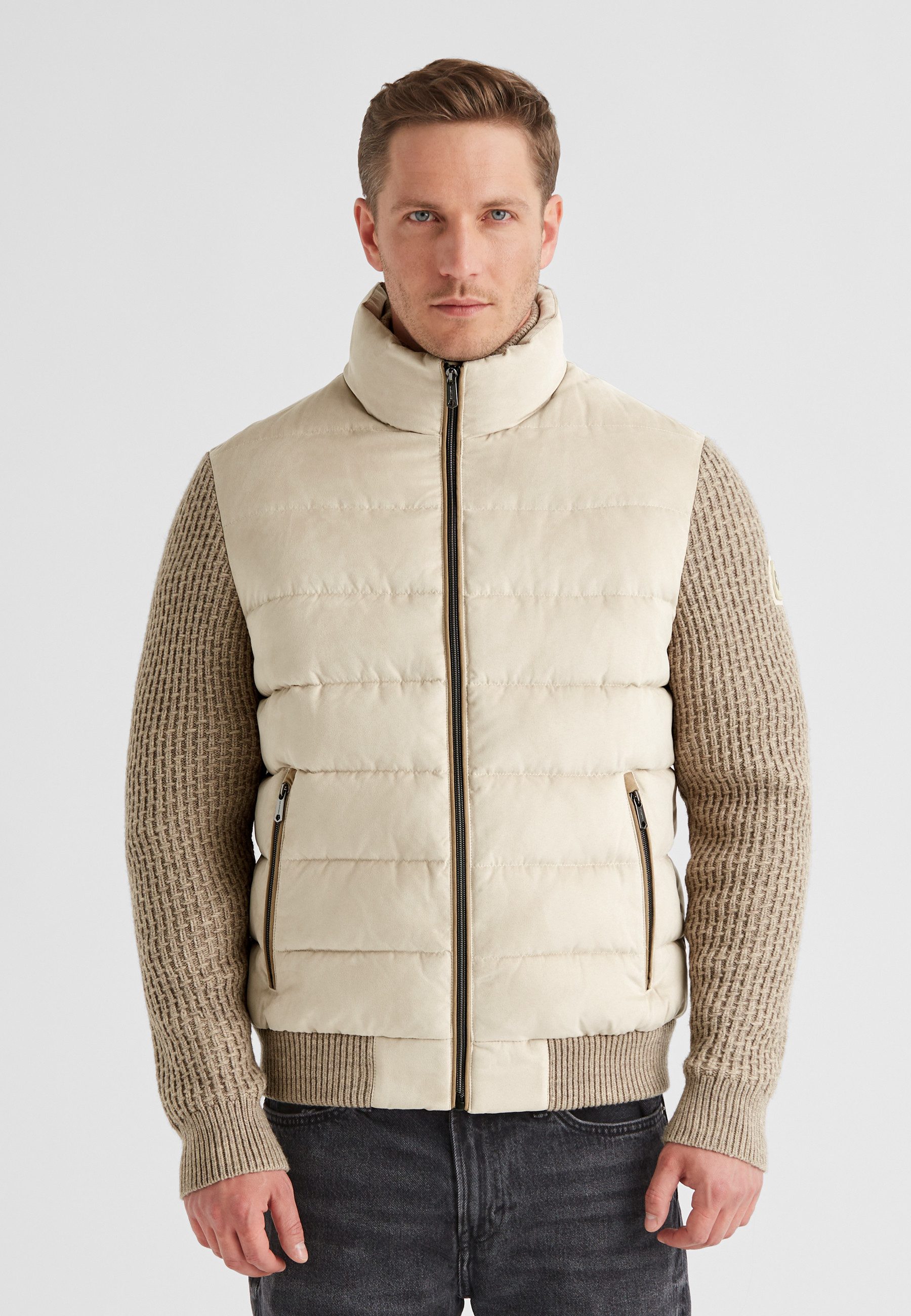 Milestone Hybridjacke MSDean edles Microvelours, atmungsaktiv, wasserabweis günstig online kaufen