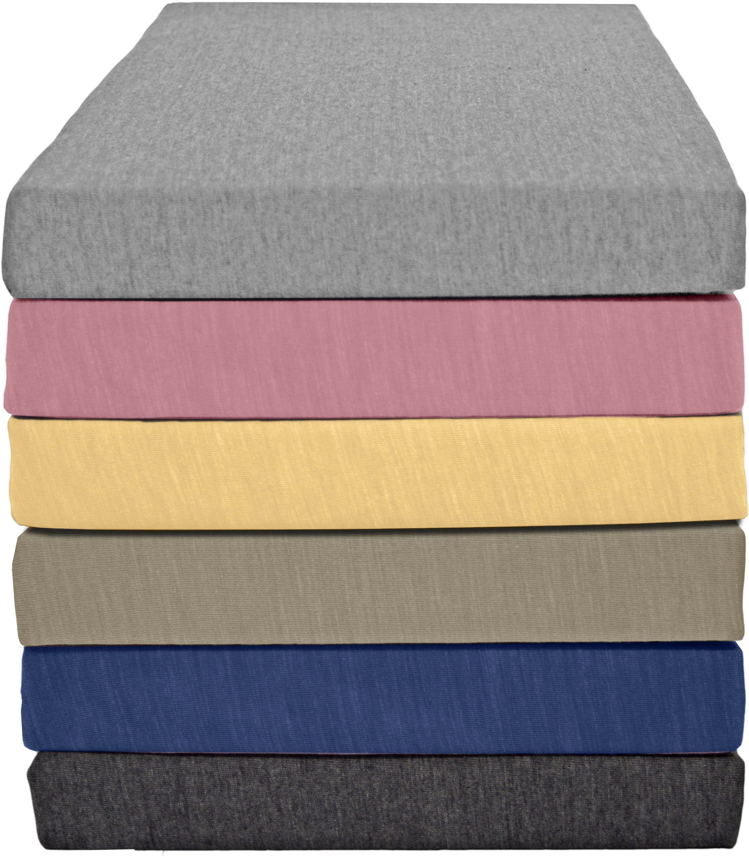 KUM Spannbettlaken Polycotton Spannbetttuch, Polycotton, Gummizug: günstig online kaufen