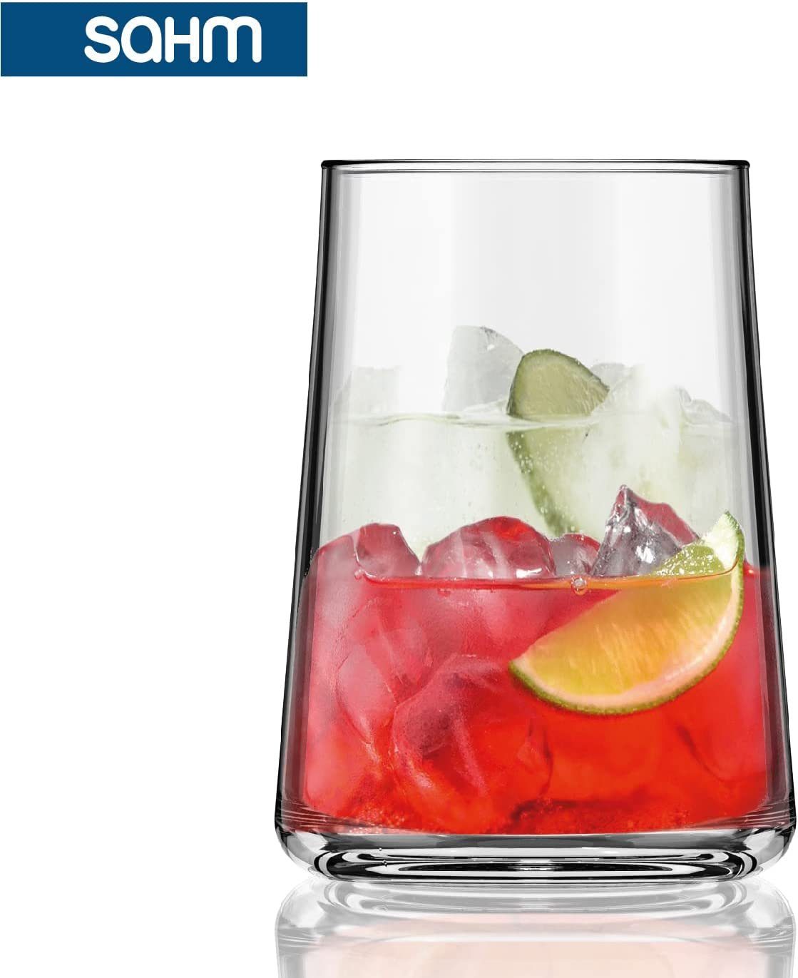 SAHM Weinglas Weingläser ohne Stiel 6er Set - Gläser Set 430 ml - Weißweingläser, 6-tlg., Glas, edles Weißweinglas – Bild 5 von 5