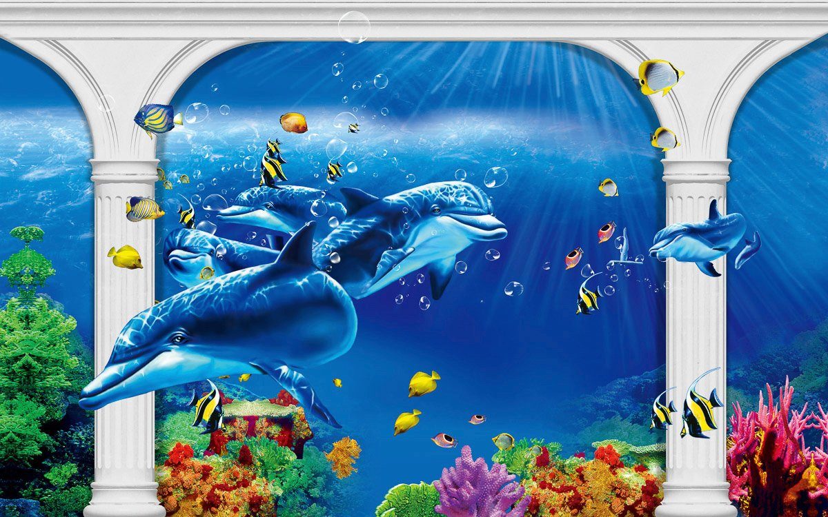 Papermoon Fototapete Unterwasserwelt