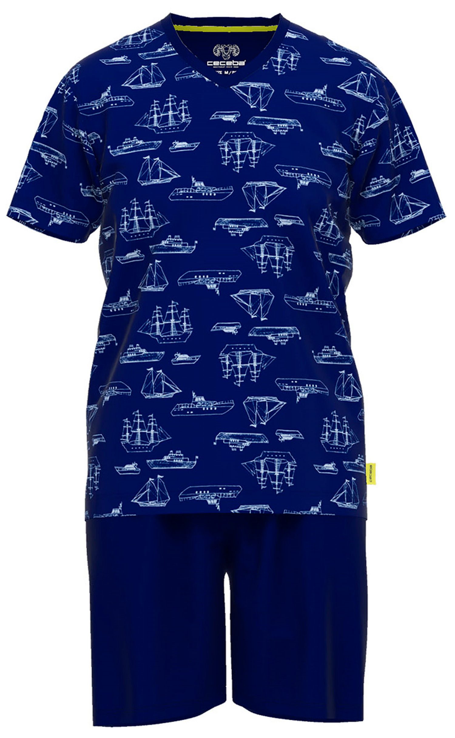 CECEBA Schlafanzug Herren Schlafanzug Shorty (2 günstig online kaufen