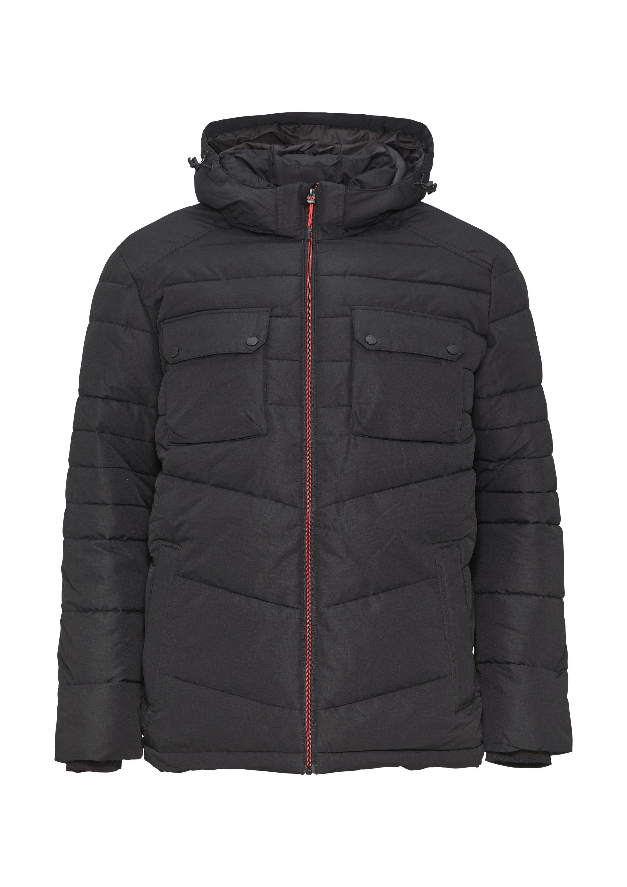 s.Oliver Winterjacke Outdoor-Jacke Gesteppte Jacke mit abnehmbarer Kapuze