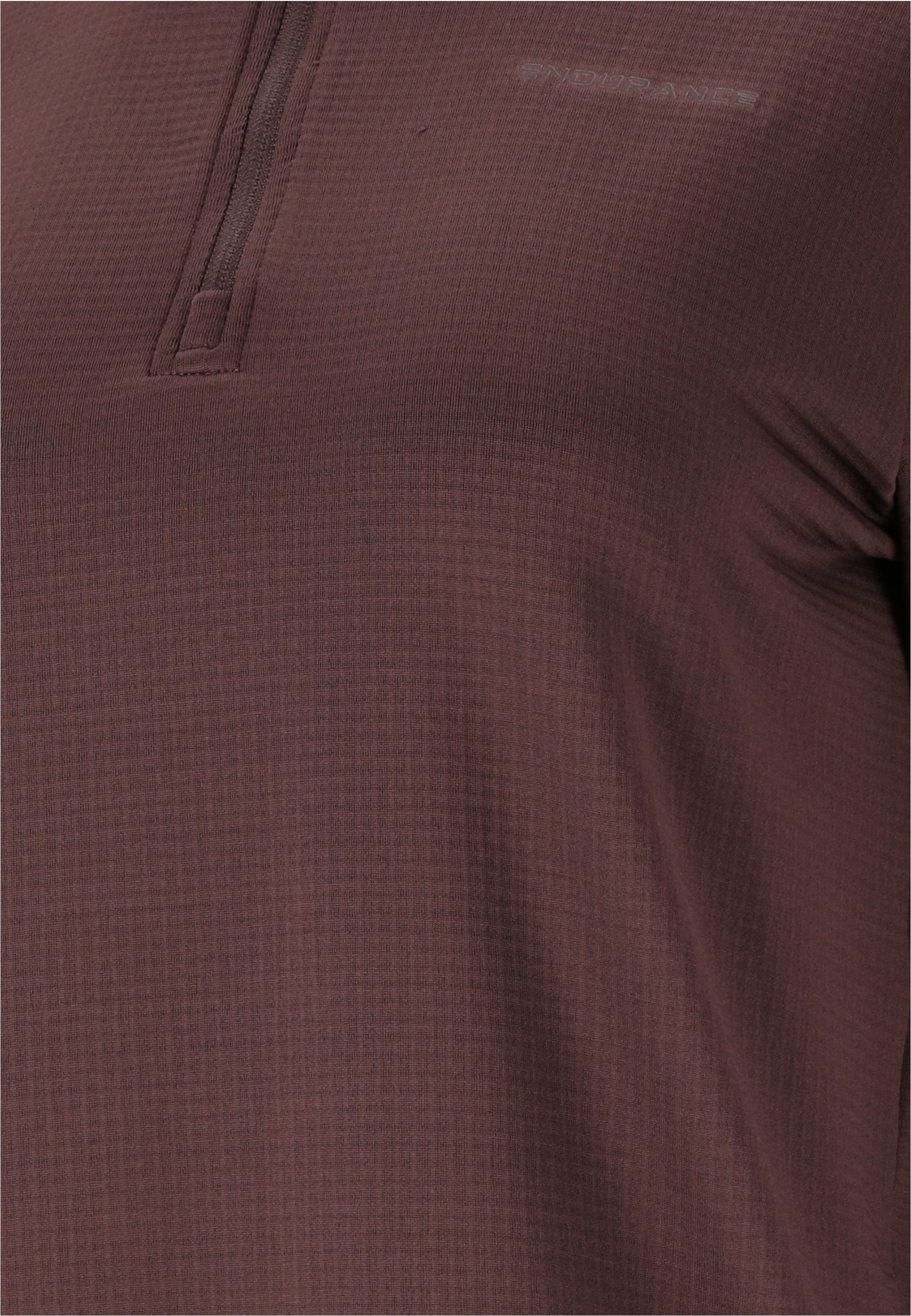 ENDURANCE Langarmshirt VIRONIC W Waffle mit atmungsaktiver Eigenschaft