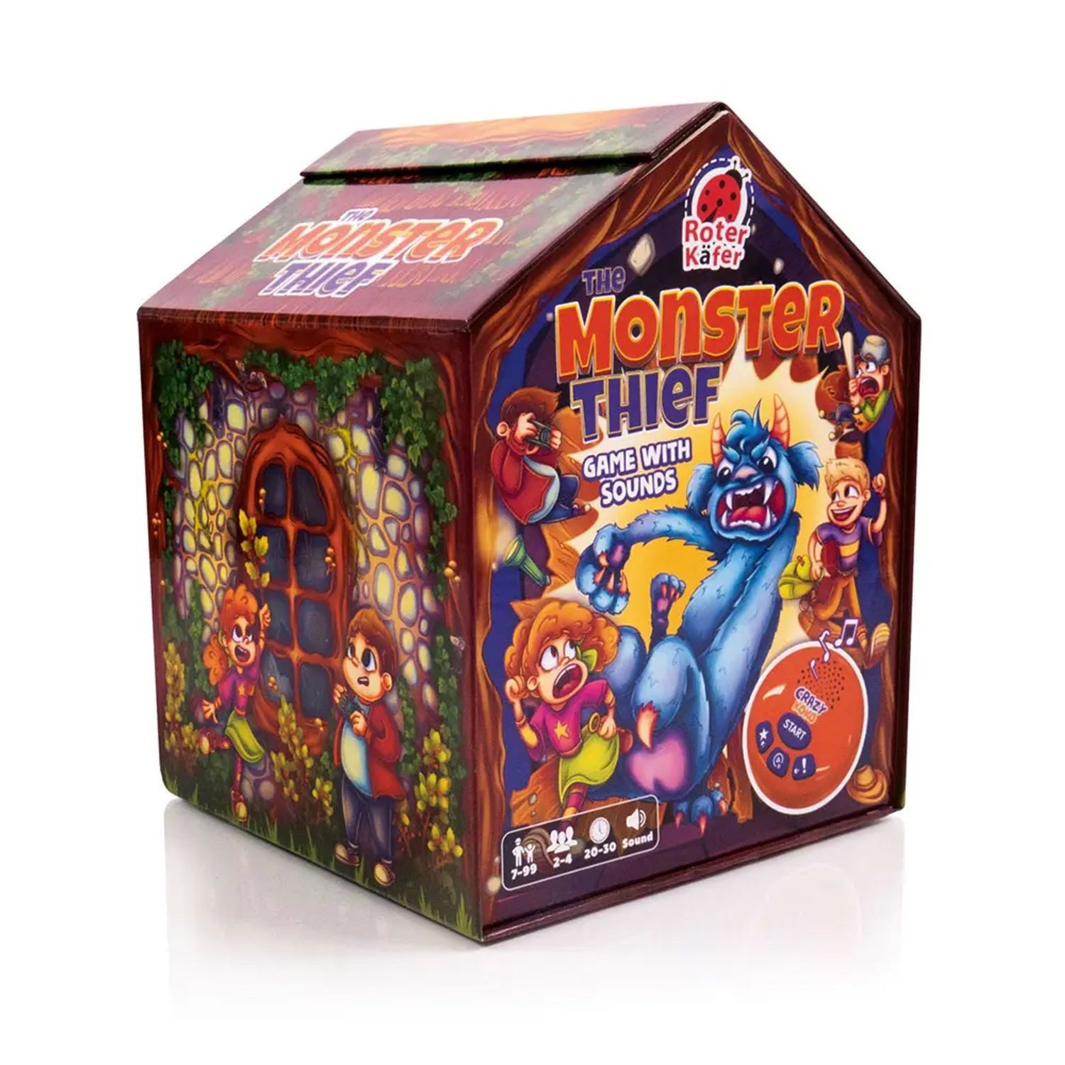 Käfer Spiel Lernspiel Roter Käfer mit Soundmodul Der Monster-Dieb RK1220-03