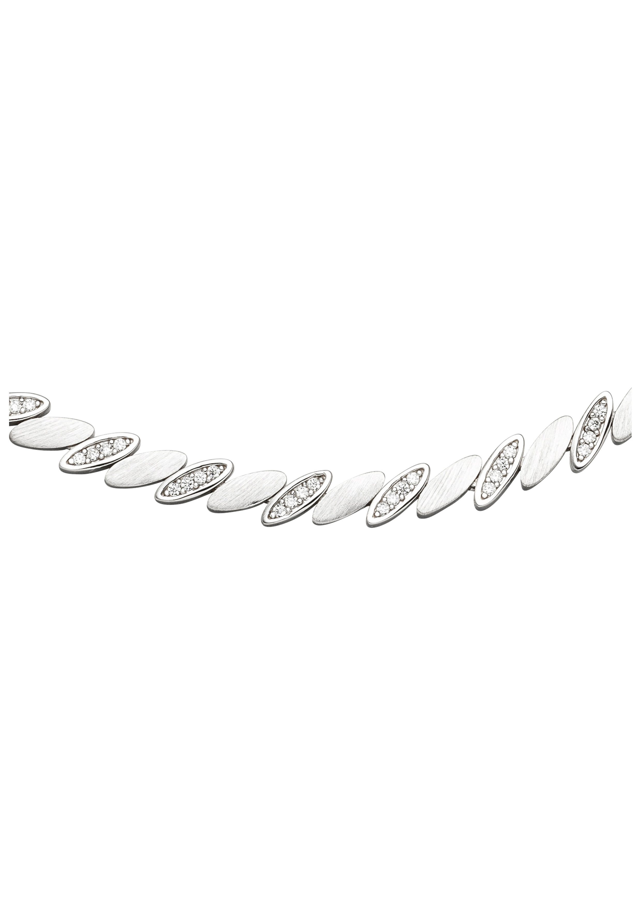 JOBO Collier, 925 Silber mit 144 Zirkoni...