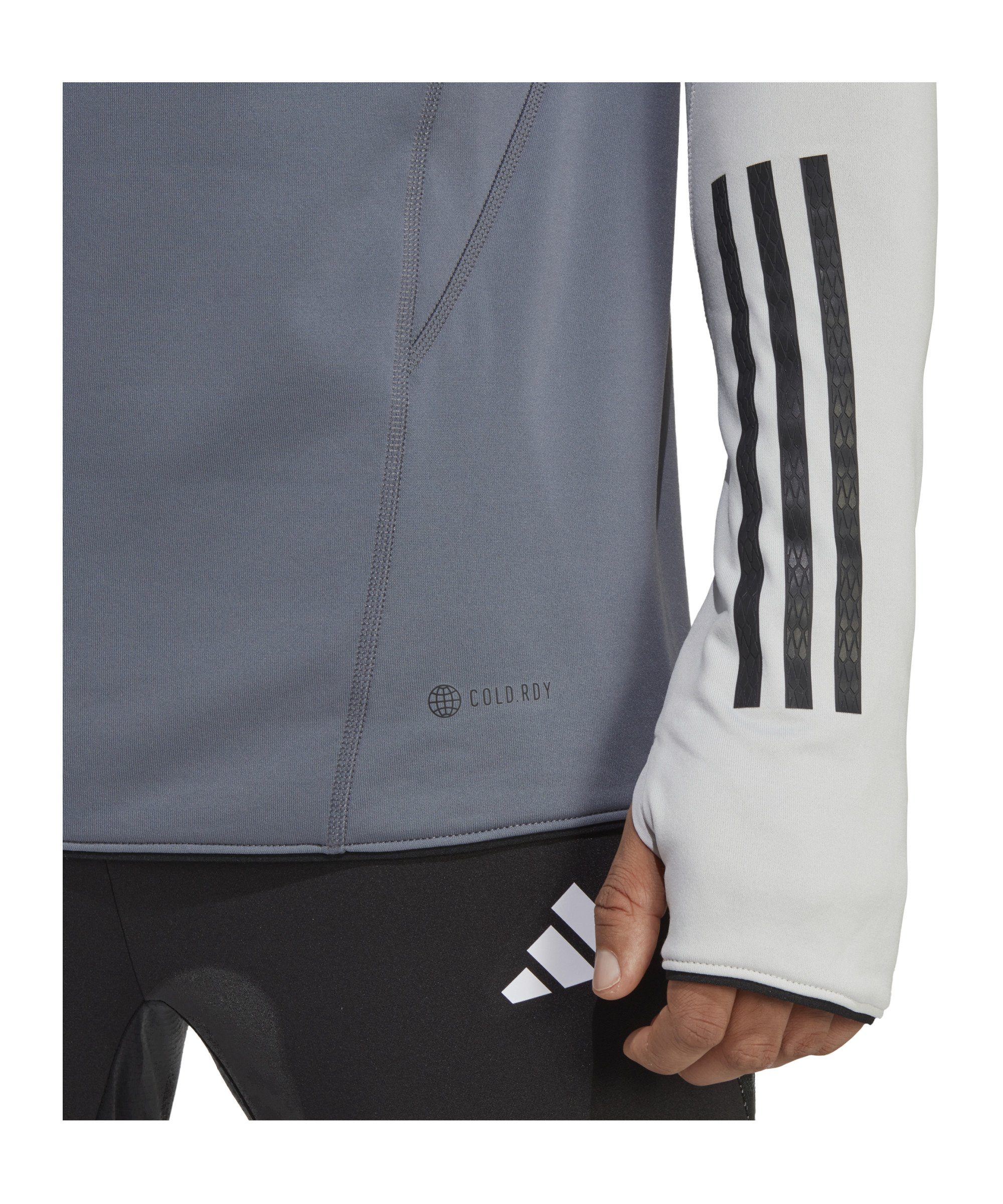 adidas Sweatjacke grau Tiro 23 Performance Warmtop