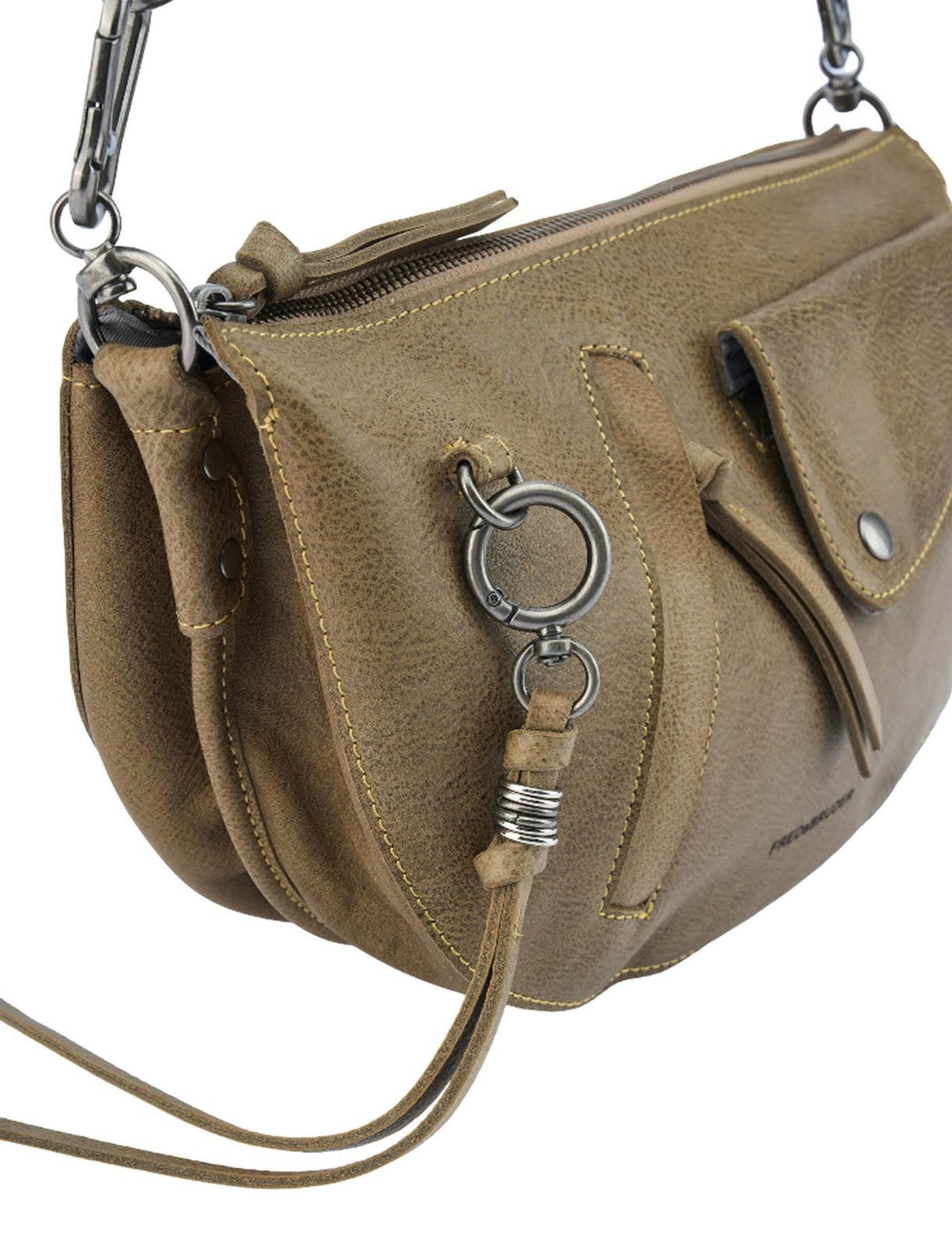 FREDsBRUDER Umhängetasche Curve Bag, aus echtem Rindsleder