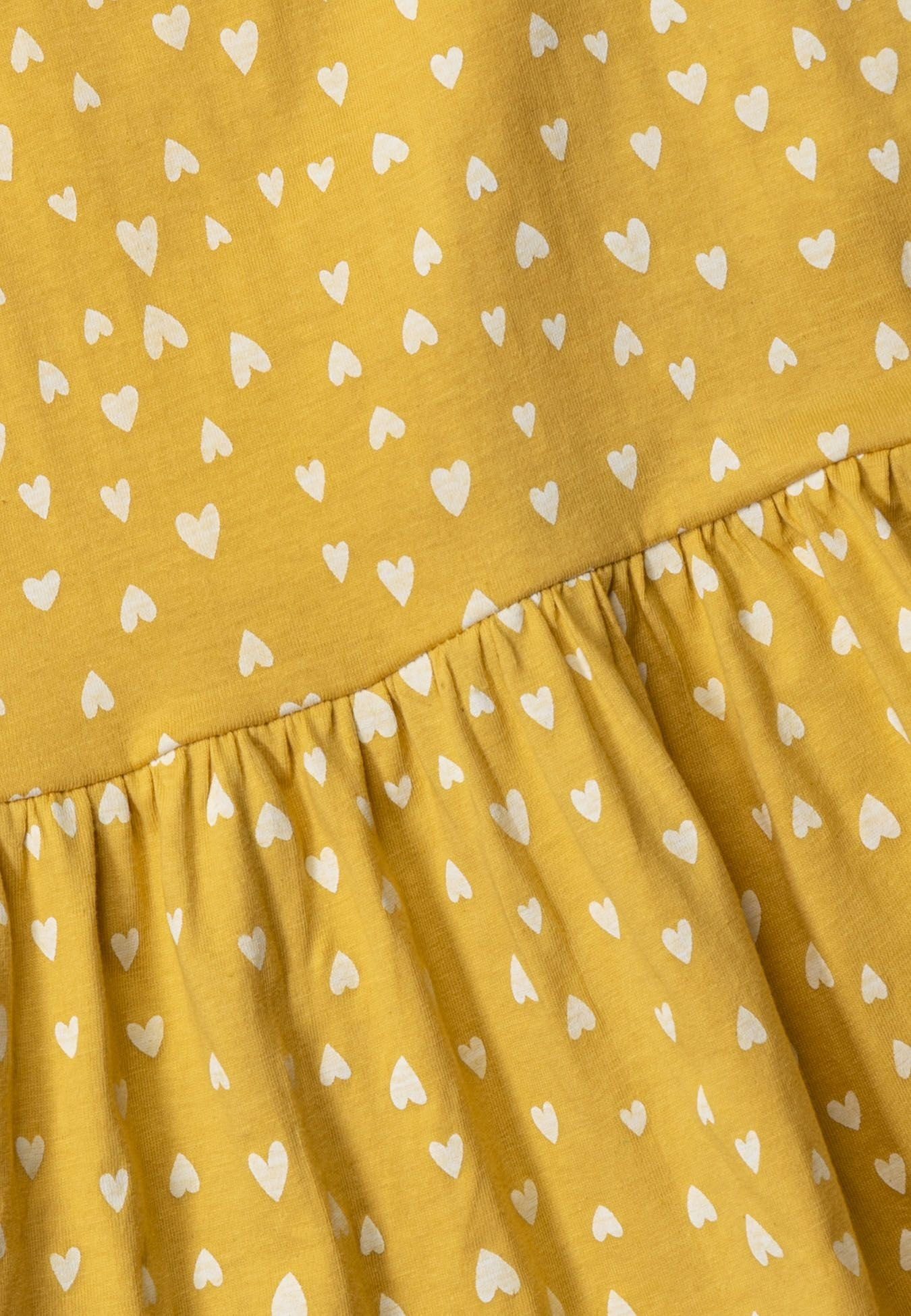 Jerseykleid mit Print MINOTI Gelb (1y-8y) Langarmkleid