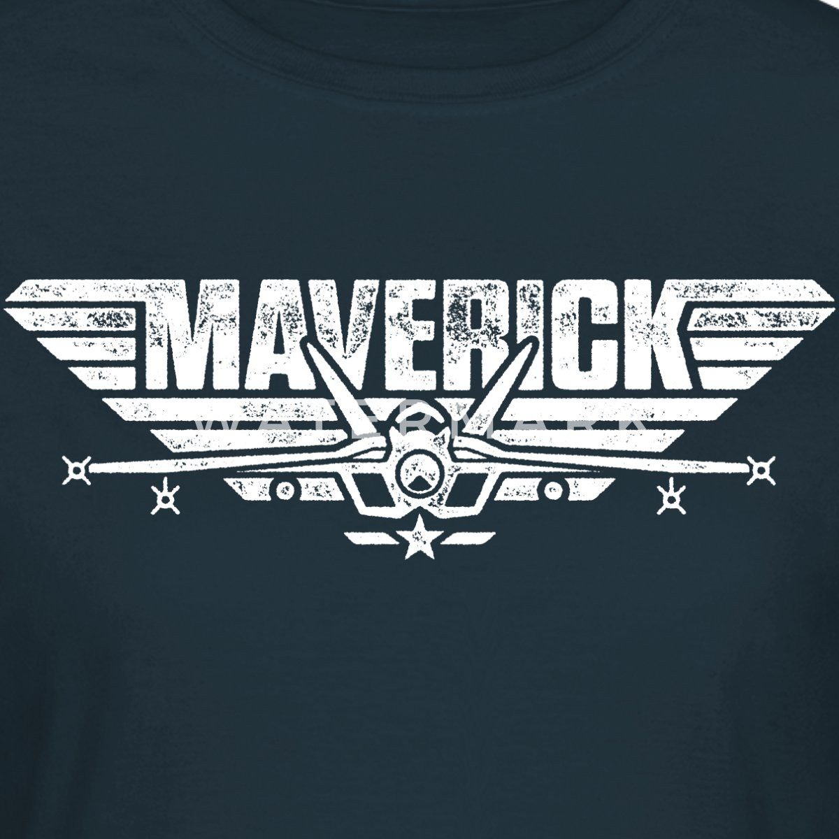 Spreadshirt T-Shirt Top Gun Maverick Kampfjet günstig online kaufen