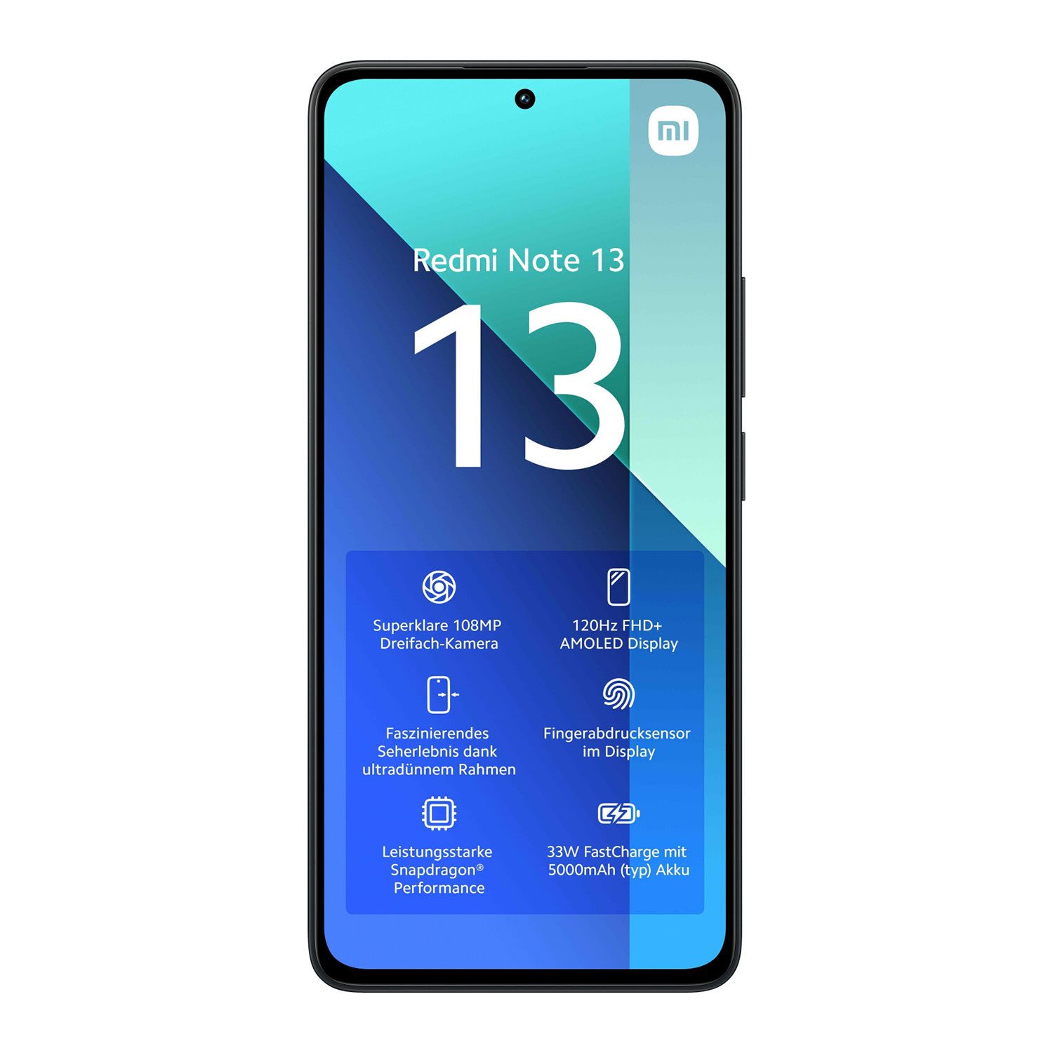 Xiaomi Redmi Note 13 Smartphone (16.94 cm/6.67 Zoll, 256 GB Speicherplatz, 108 MP Kamera)