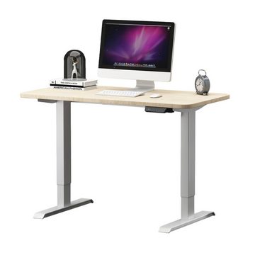 Albatros International Schreibtisch Albatros elektrisch höhenverstellbarer Schreibtisch LIFT 2P11B (110x60cm, Schwarz), Optimal als Stehschreibtisch, Bürotisch oder Standing Desk