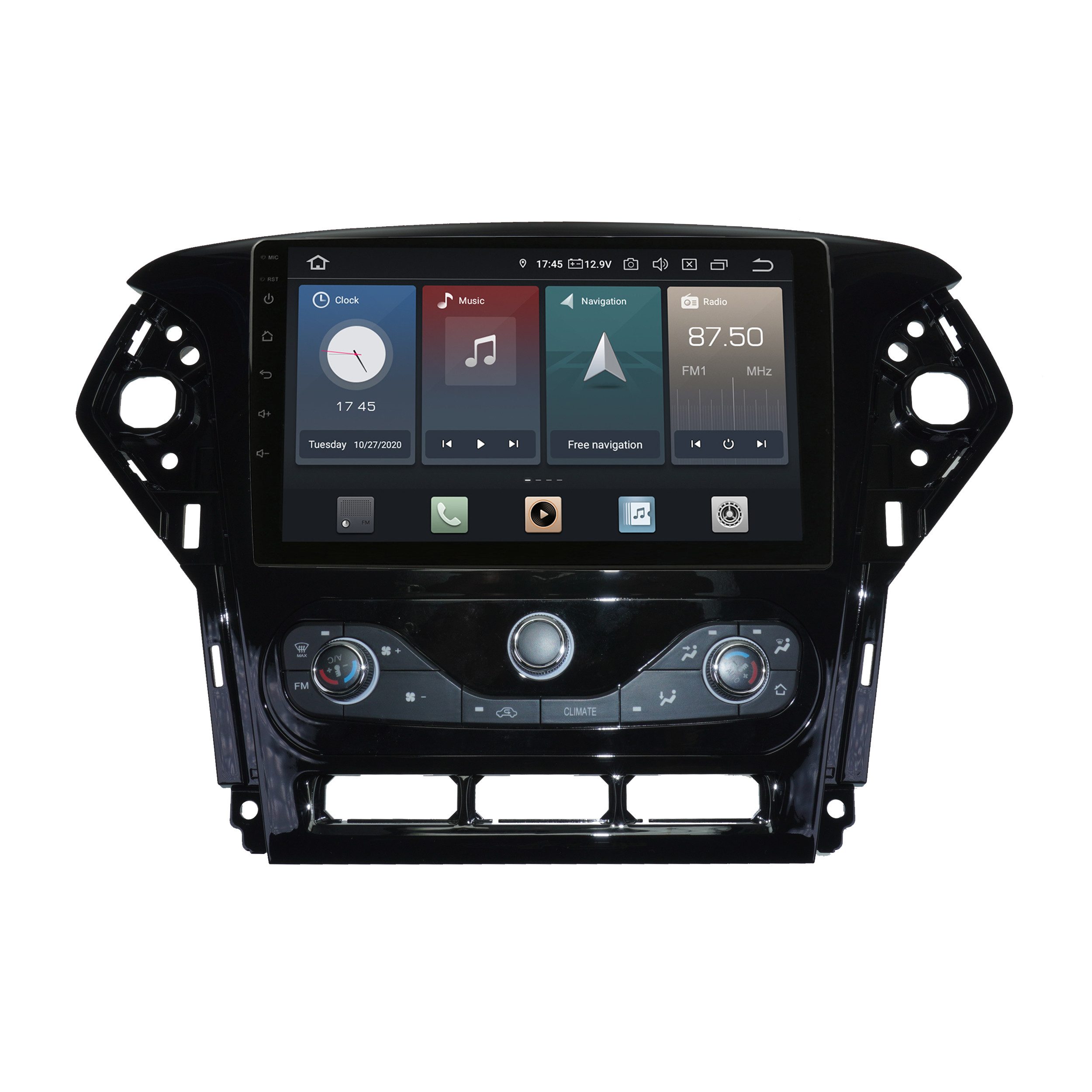 TAFFIO Für Ford Mondeo MK4 07-14 9" Touch Android Autoradio GPS CarPlay Einbau-Navigationsgerät