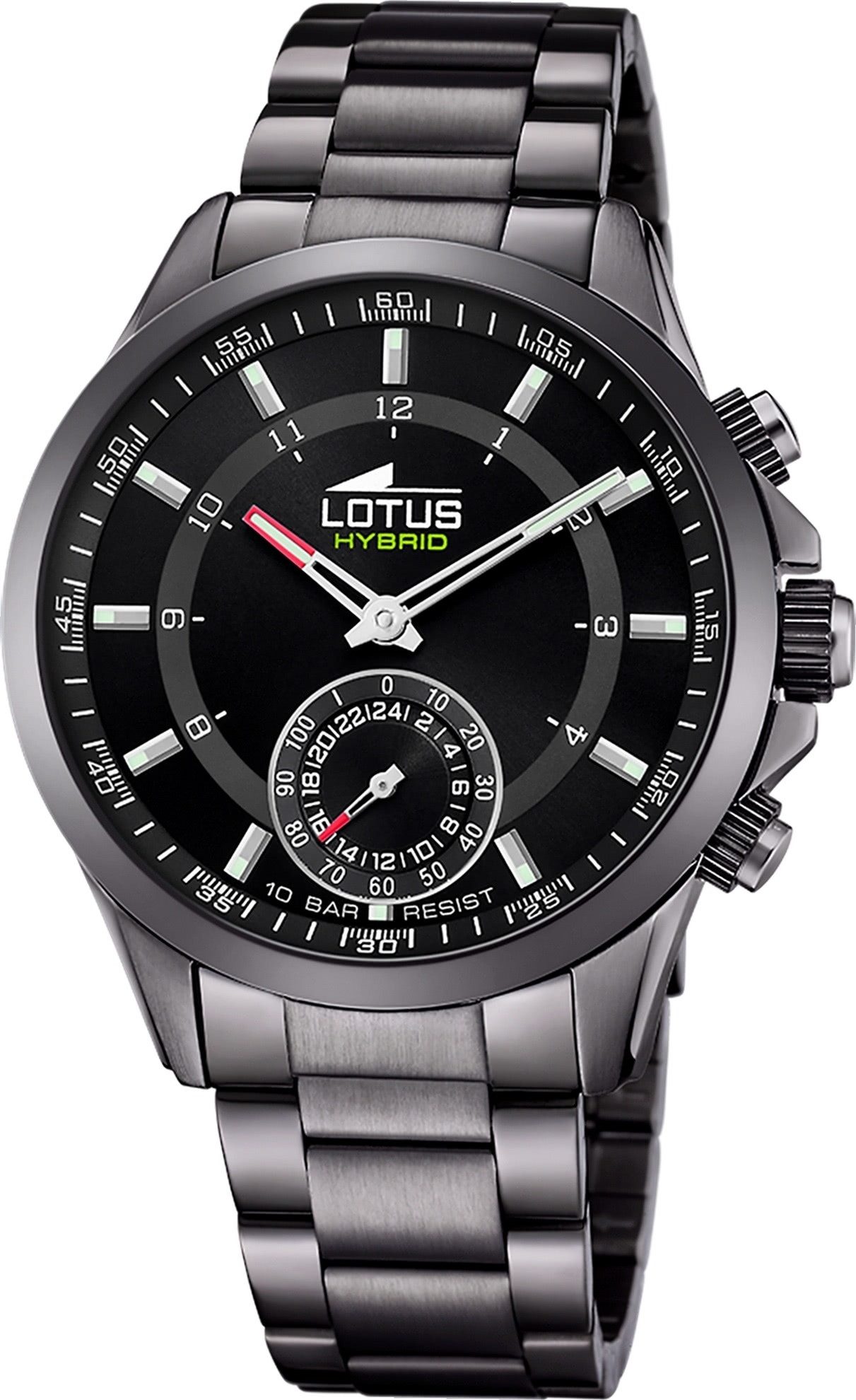 Chronograph Lotus Herrenuhr Edelstahl grau Lotus