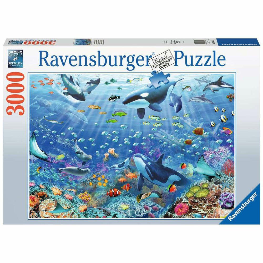 Ravensburger Пазлы Bunter Unterwasserspaß 3000 Teile, 3000 Пазлыteile