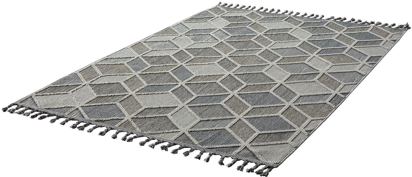ASTRA Teppich Trevi 6831 224, rechteckig, Höhe: 7 mm, In- und Outddor geeignet, Balkon, Aussenbereich