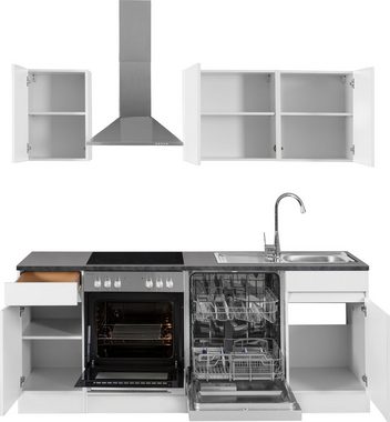 OPTIFIT Küchenzeile Roth, ohne E-Geräte, Breite 210 cm