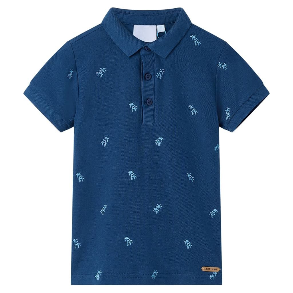 vidaXL Poloshirt Kinder-Poloshirt Dunkelblau 104