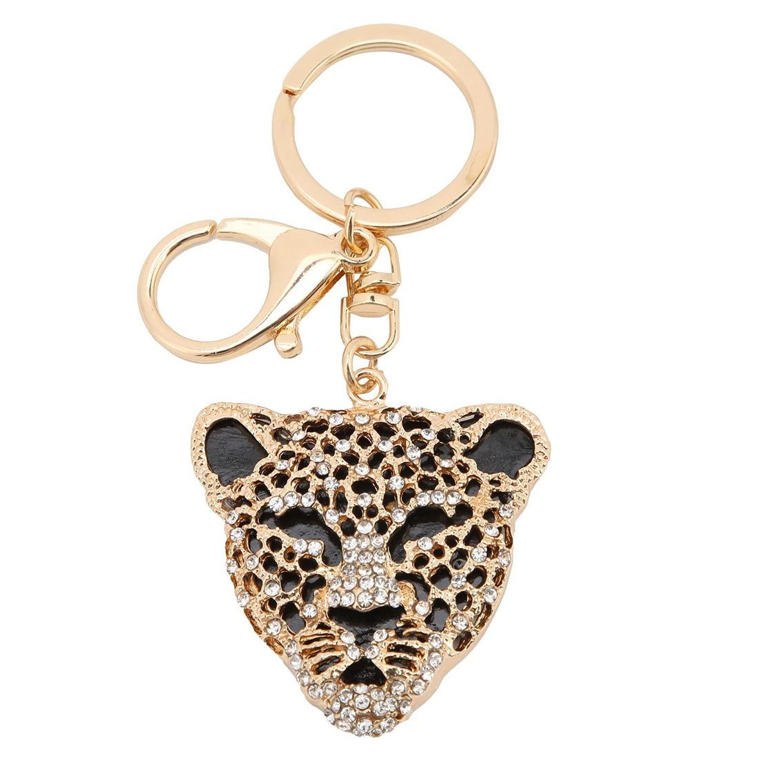 RWEUOQ Schlüsselanhänger Leopard Druck Kopf Schlüsselanhänger, günstig online kaufen