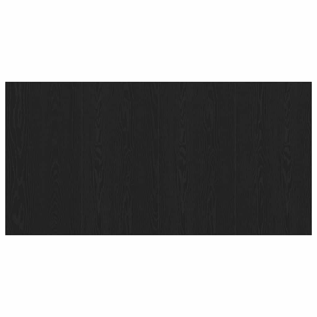 vidaXL Bett Kopfteil mit Schrank 3 stk. Schwarz Eichen-Optik Holzwerkstoff (3-tlg) – Bild 5 von 5