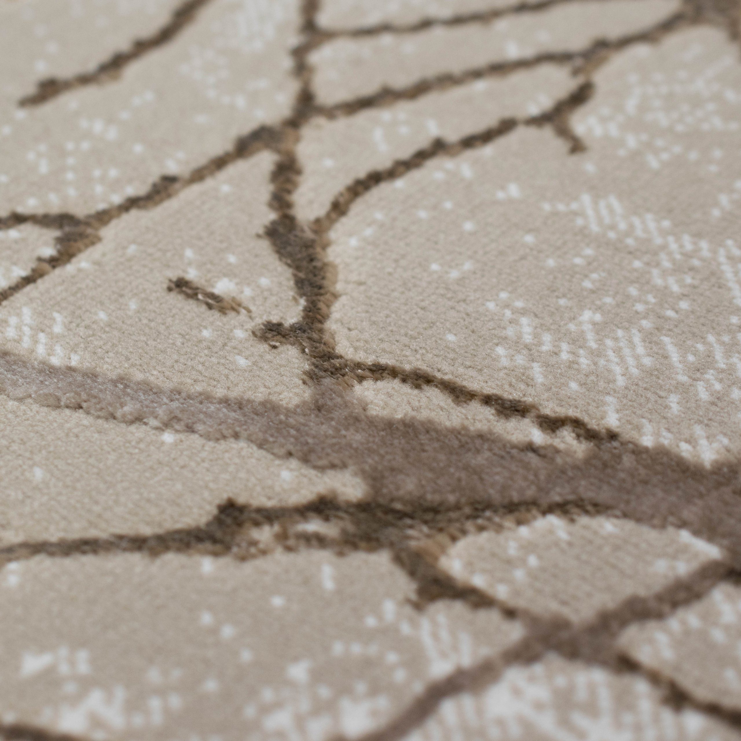 Carpetia Teppich Moderner Designerteppich mit glänzenden Ästen abstrakt bei günstig online kaufen