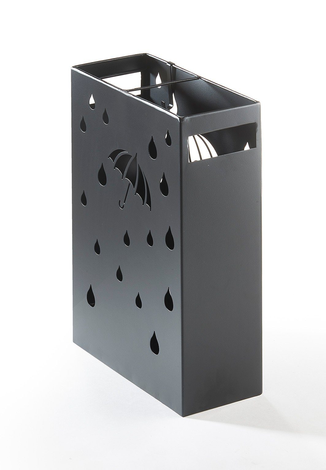 Kobolo Schirmständer Regenschirmständer UMBRELLA aus Metall schwarz günstig online kaufen