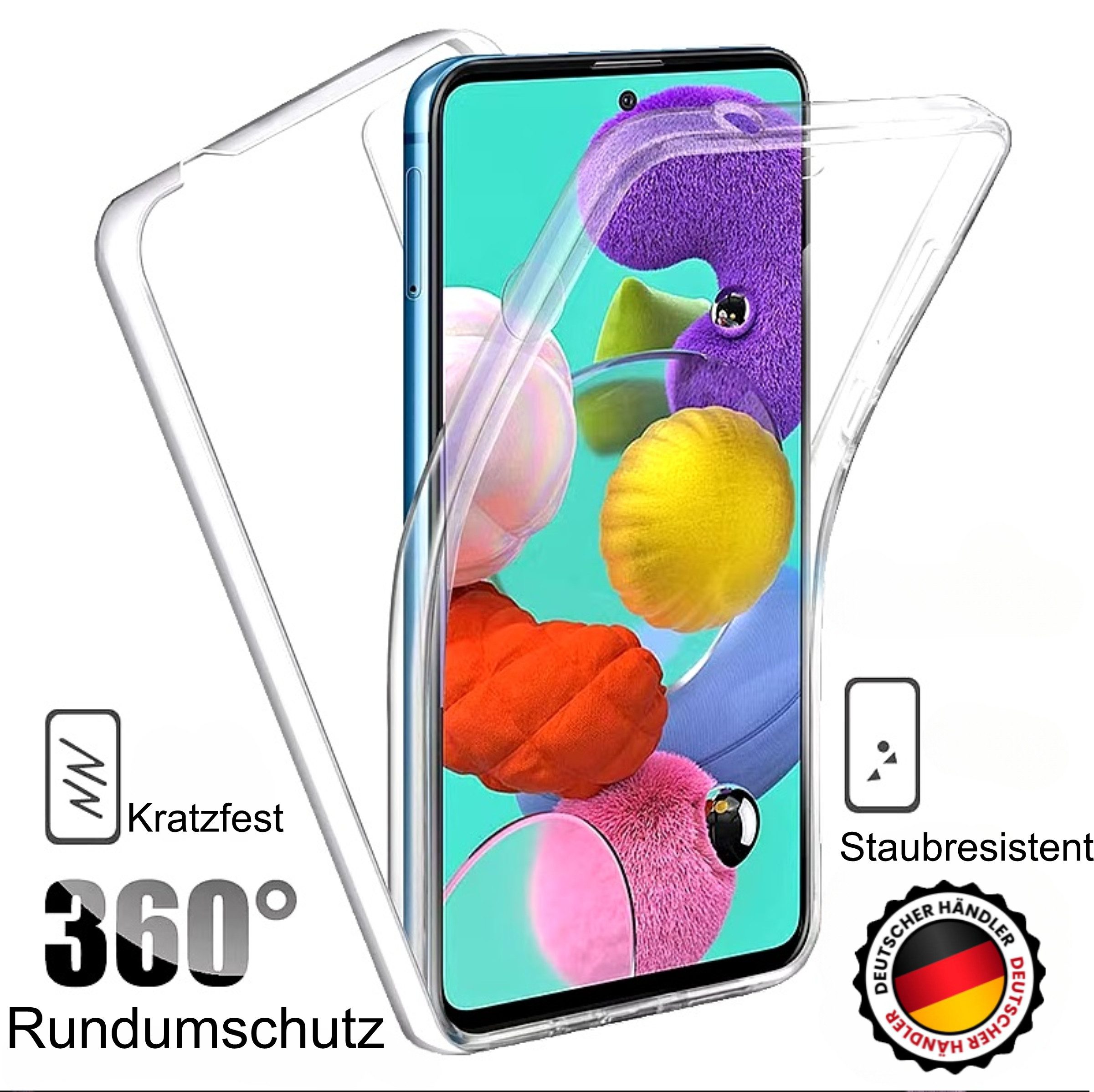 Mycotech Handyhülle Hülle für Samsung S-Modelle 360° Bumper Für Samsung S20 FE