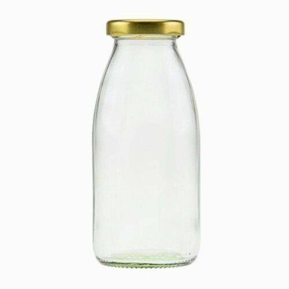 Milchflaschen gold ml Schraubdeckel mit Ersatzdeckel 250 4 mikken plus 4 Trinkflasche