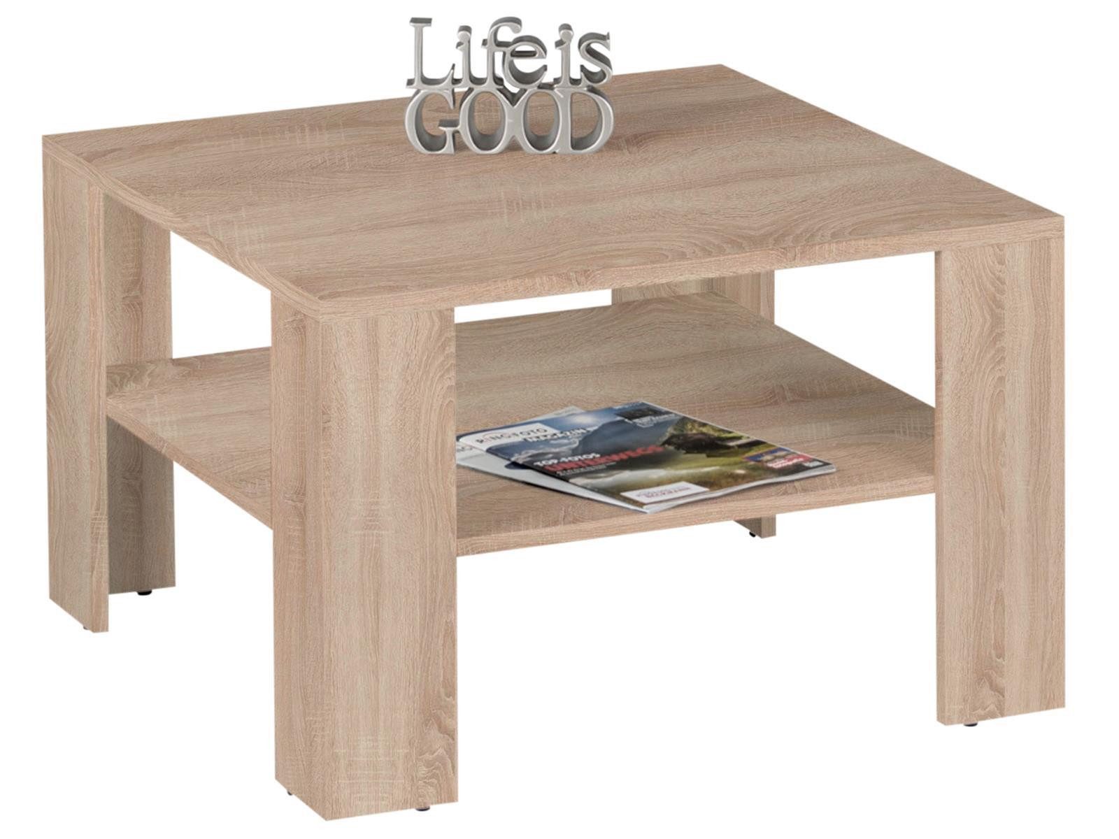 möbelando Couchtisch Couchtisch >Randy< - 70x44x70cm (BxHxT), 70 x 44 x 70 günstig online kaufen