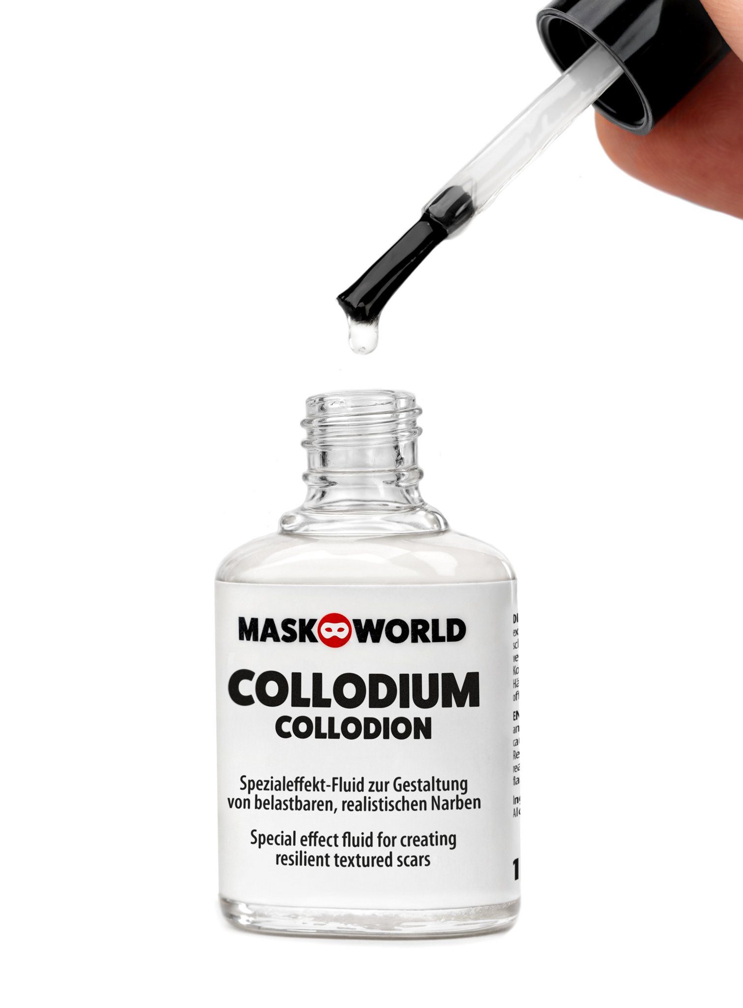 Metamorph Theaterschminke Collodium Set – Narben-Spezialeffekt & Entferner, Profi-Schminkzubehör für spektakuläre Narben-Effekte