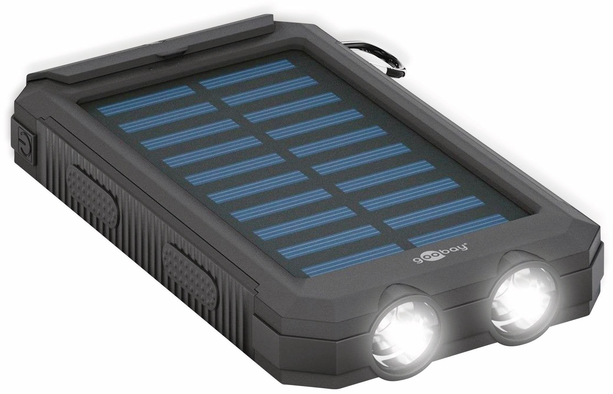 Powerbank Powerbank Solar, GOOBAY mAh 8000 Goobay USB Outdoor
