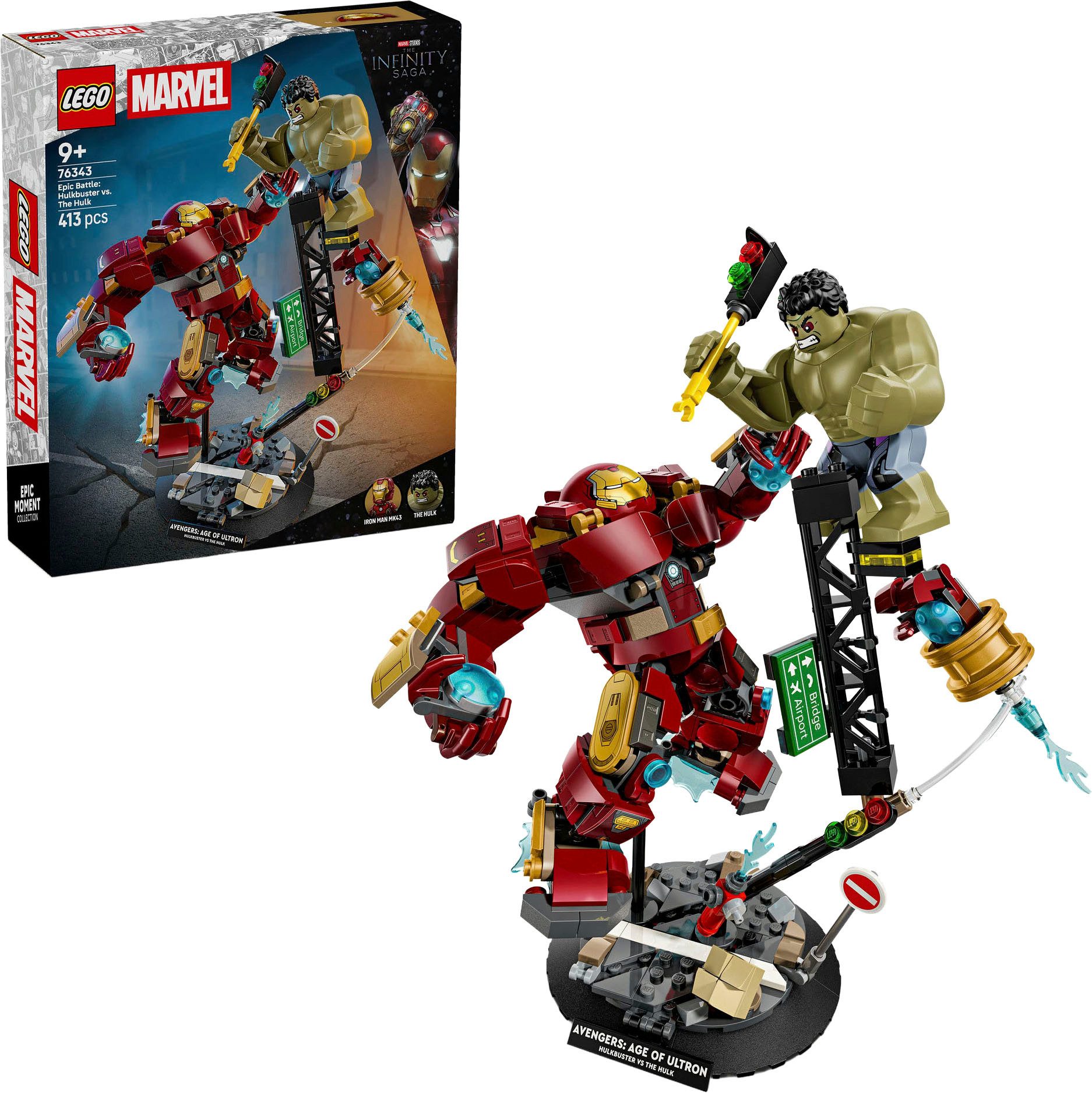 LEGO® Duell der Giganten: Hulkbuster vs. Hulk (76343), LEGO Super Heroes Ko günstig online kaufen