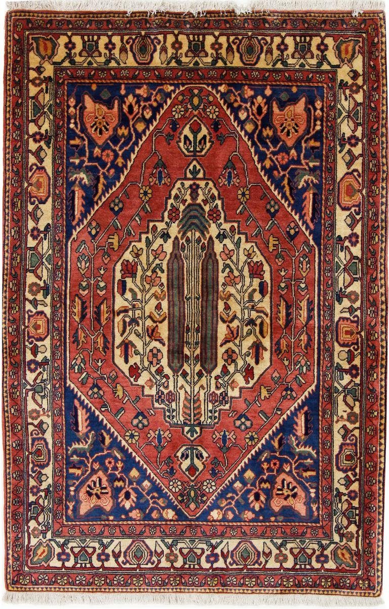 Orientteppich Bakhtiar Baba Heydar 134x201 Handgeknüpfter Orientteppich, Nain Trading, rechteckig, Höhe: 12 mm