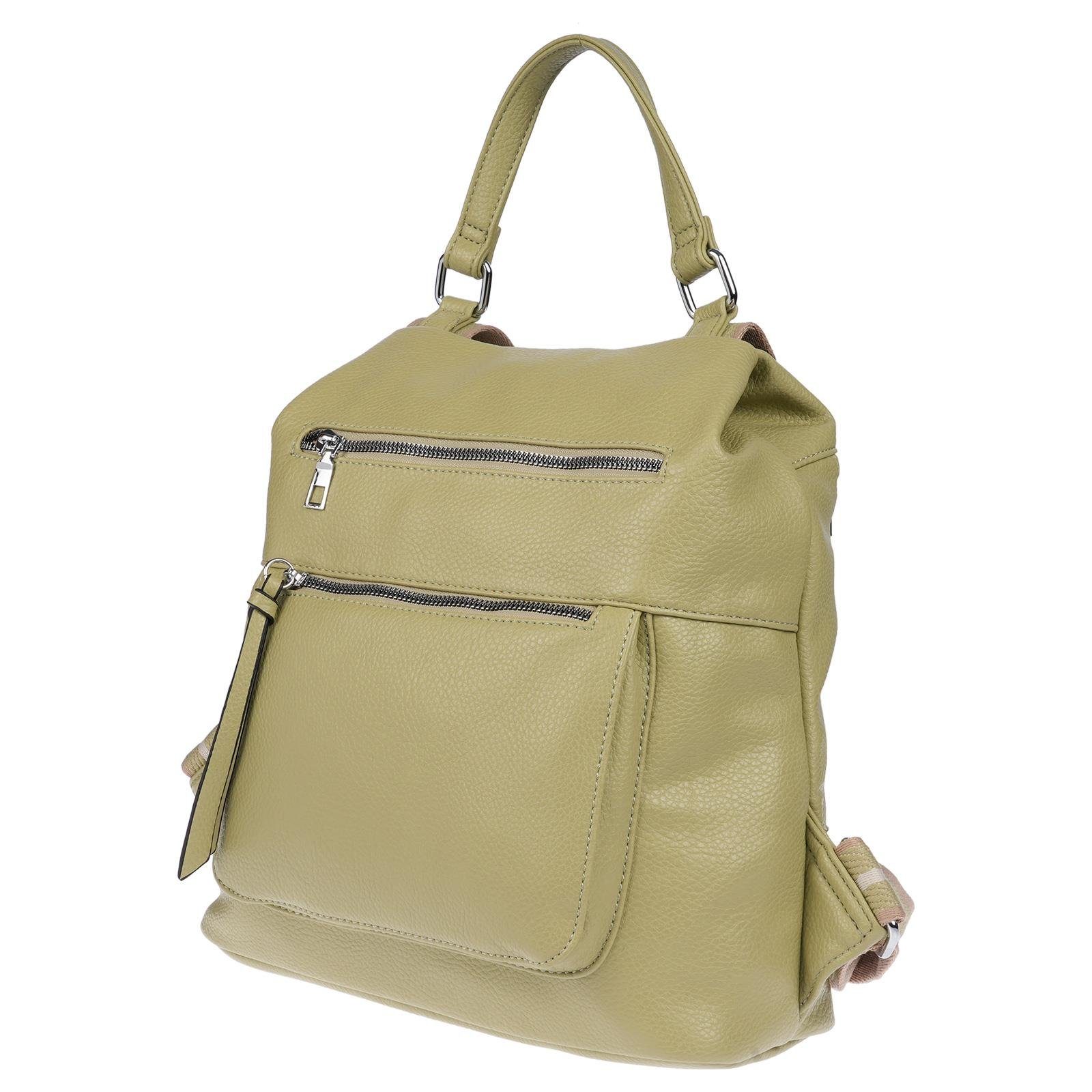 Christian Wippermann Businesstasche Damen Rucksack Bodybag Umhängetasche Leder Optik Tasche (1-tlg), Rucksack