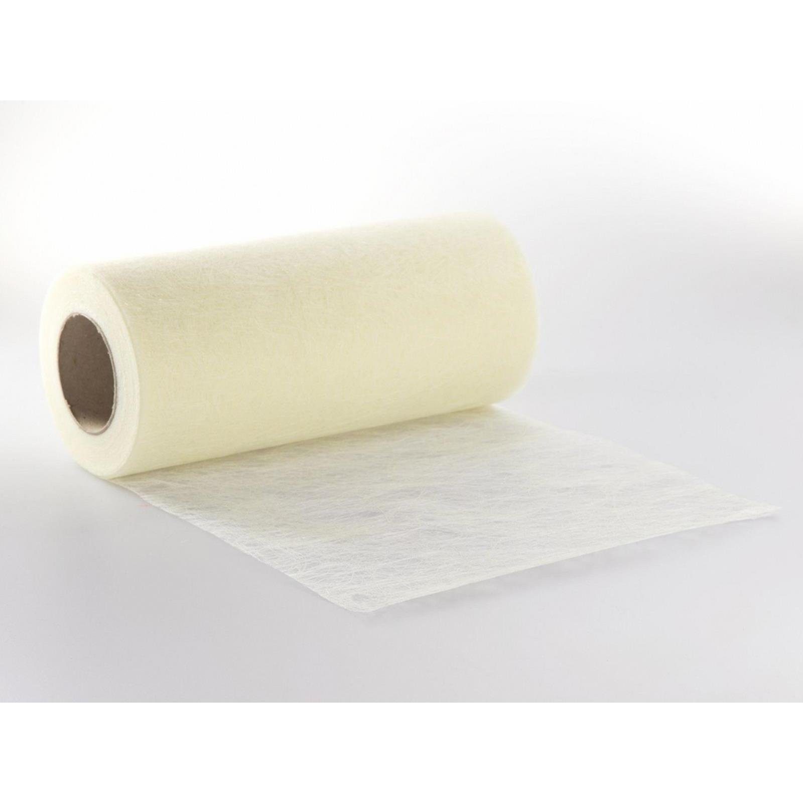 S.I. ZWARTZ BV Tischläufer Sizoflor Vlies 20 cm x 25m 4020 creme, 20 cm x 25 m