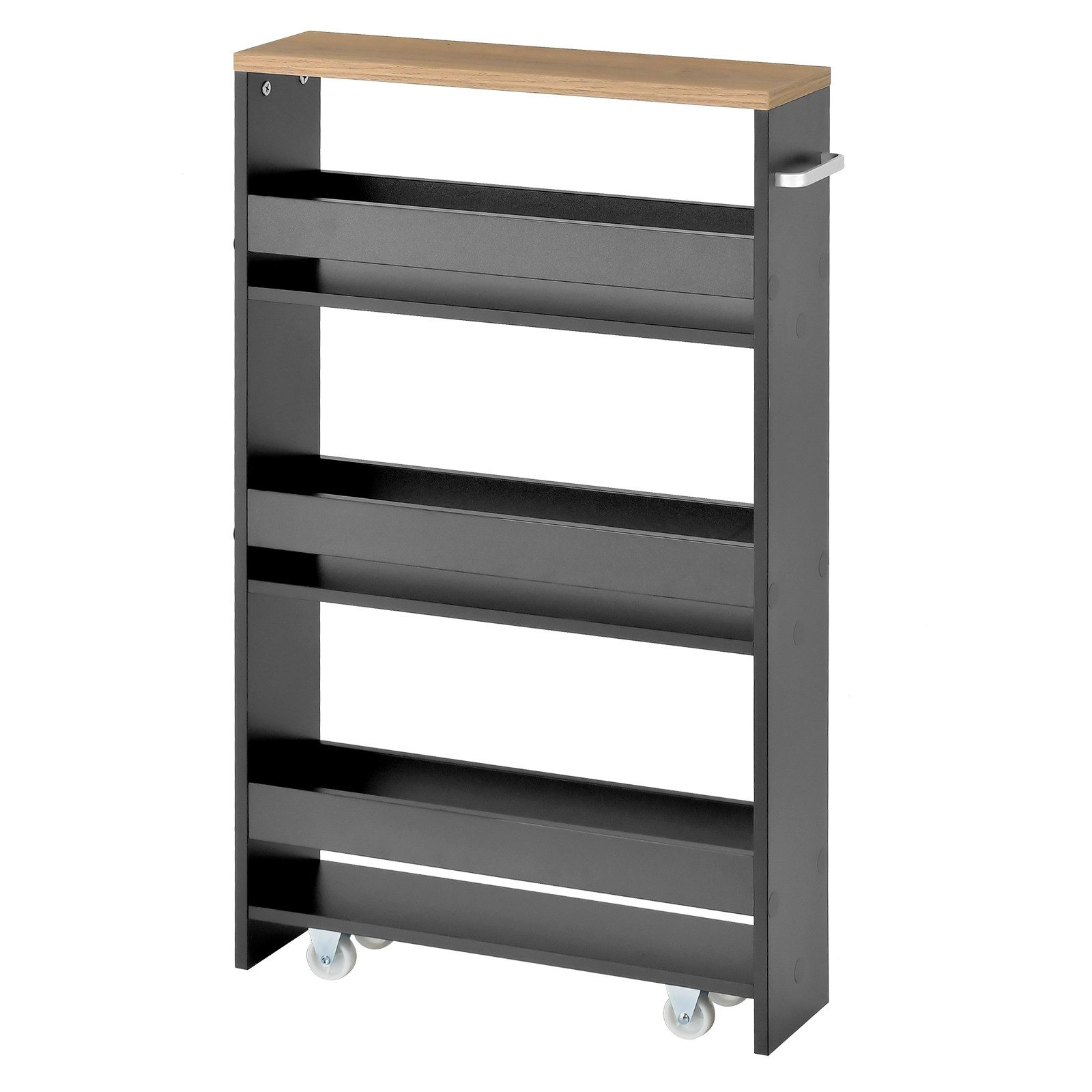 COSTWAY Küchenwagen, schmal, Nischenwagen 4 Ebenen, günstig online kaufen