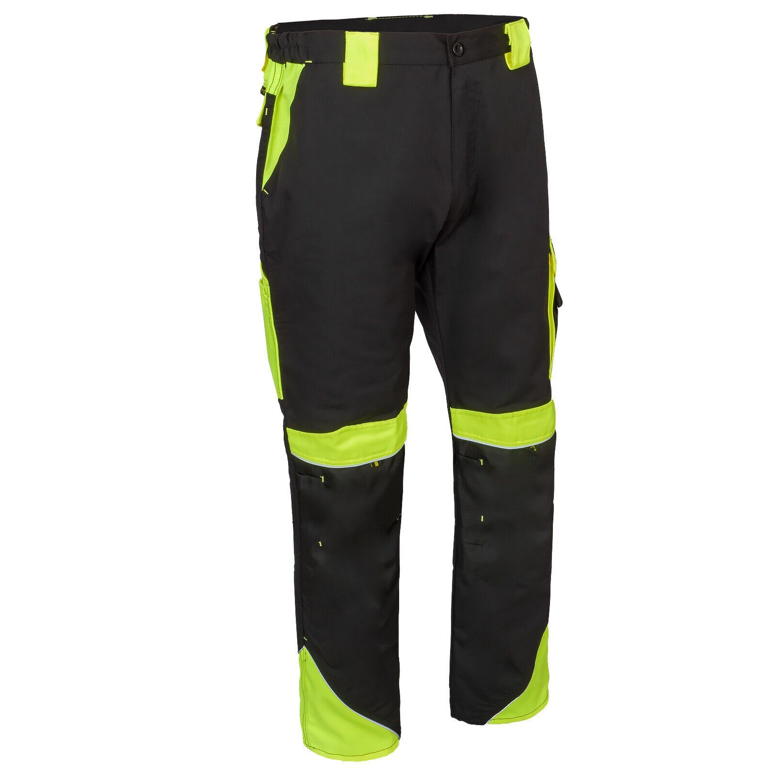 Urgent Arbeitshose Arbeitshose Berufshose Bauarbeiter-Hose Bundhose Warnhose Gelb Cargo