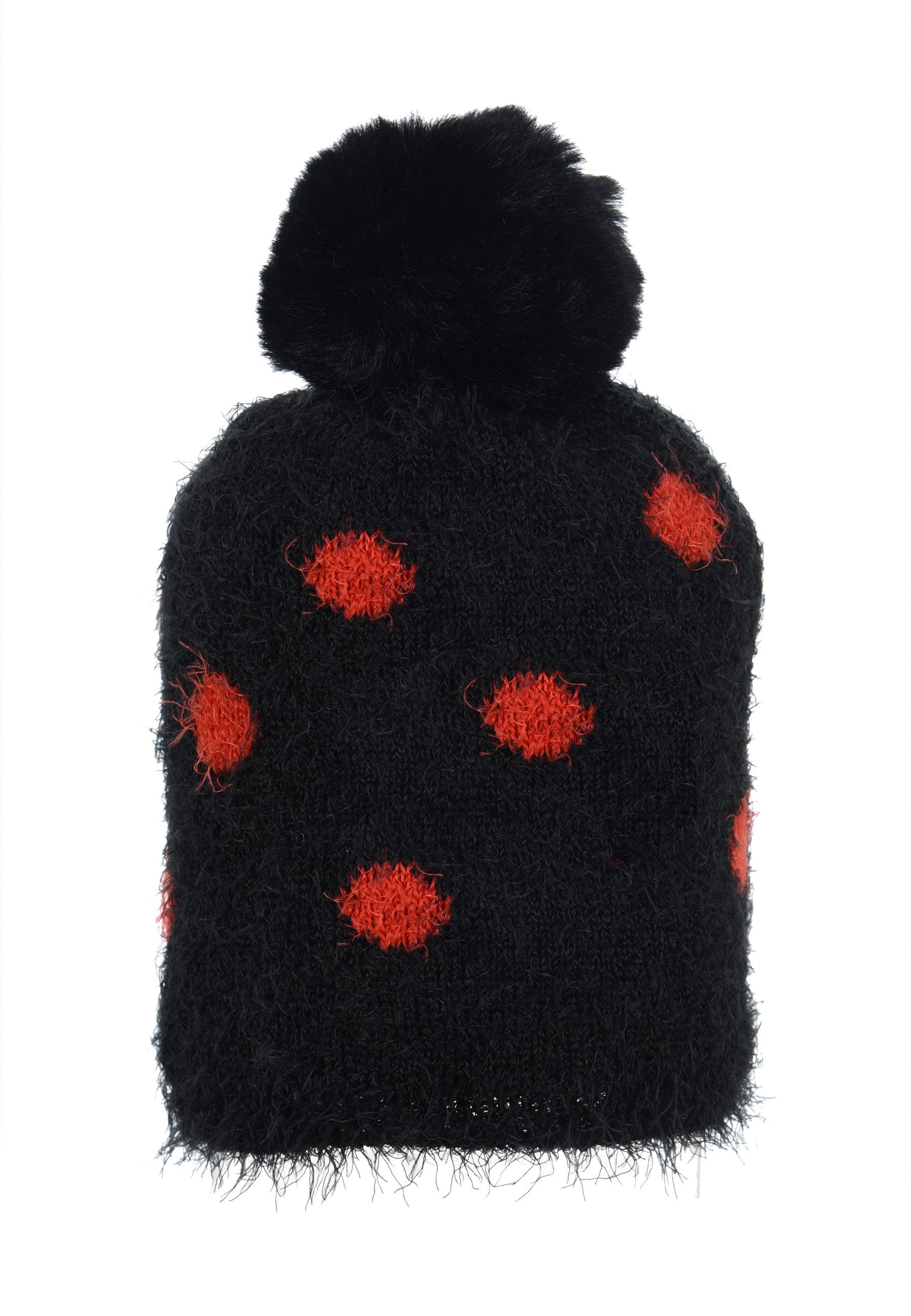 Disney Minnie Mouse Bommelmütze Mädchen Kinder Winter-Mütze Bommelmütze