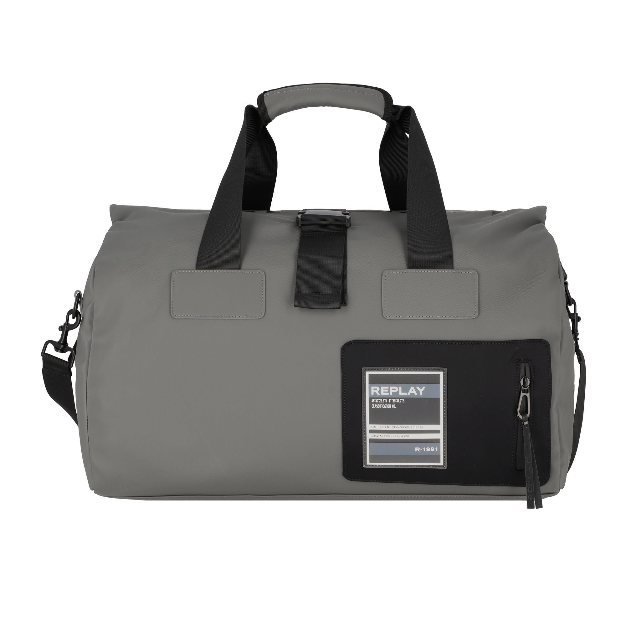 Weekender, Polyurethan black Replay grey