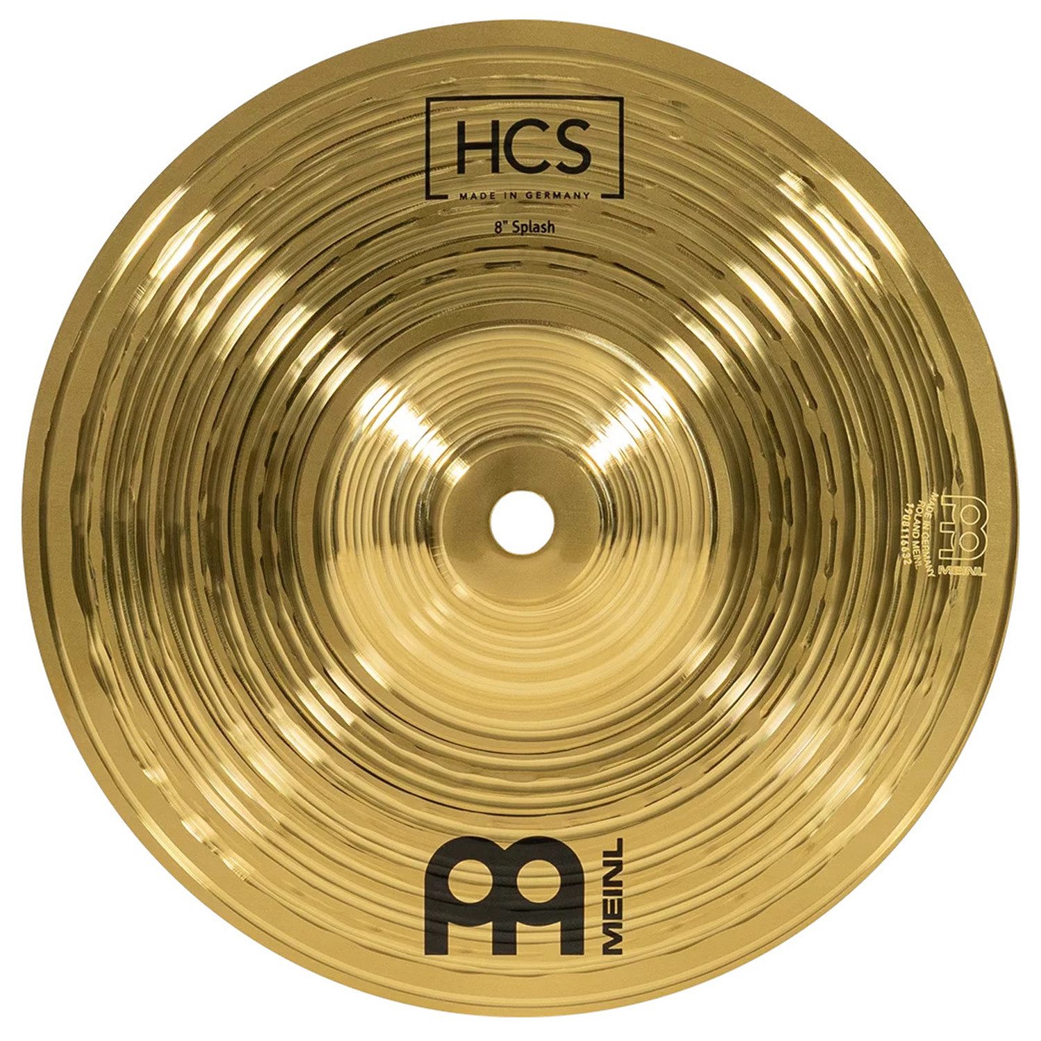 Meinl Cymbals Becken Meinl Becken HCS8S Splash Effektbecken 8 Zoll, Becken, Schnelle, explosive Ansprache mit kurzem Sustain