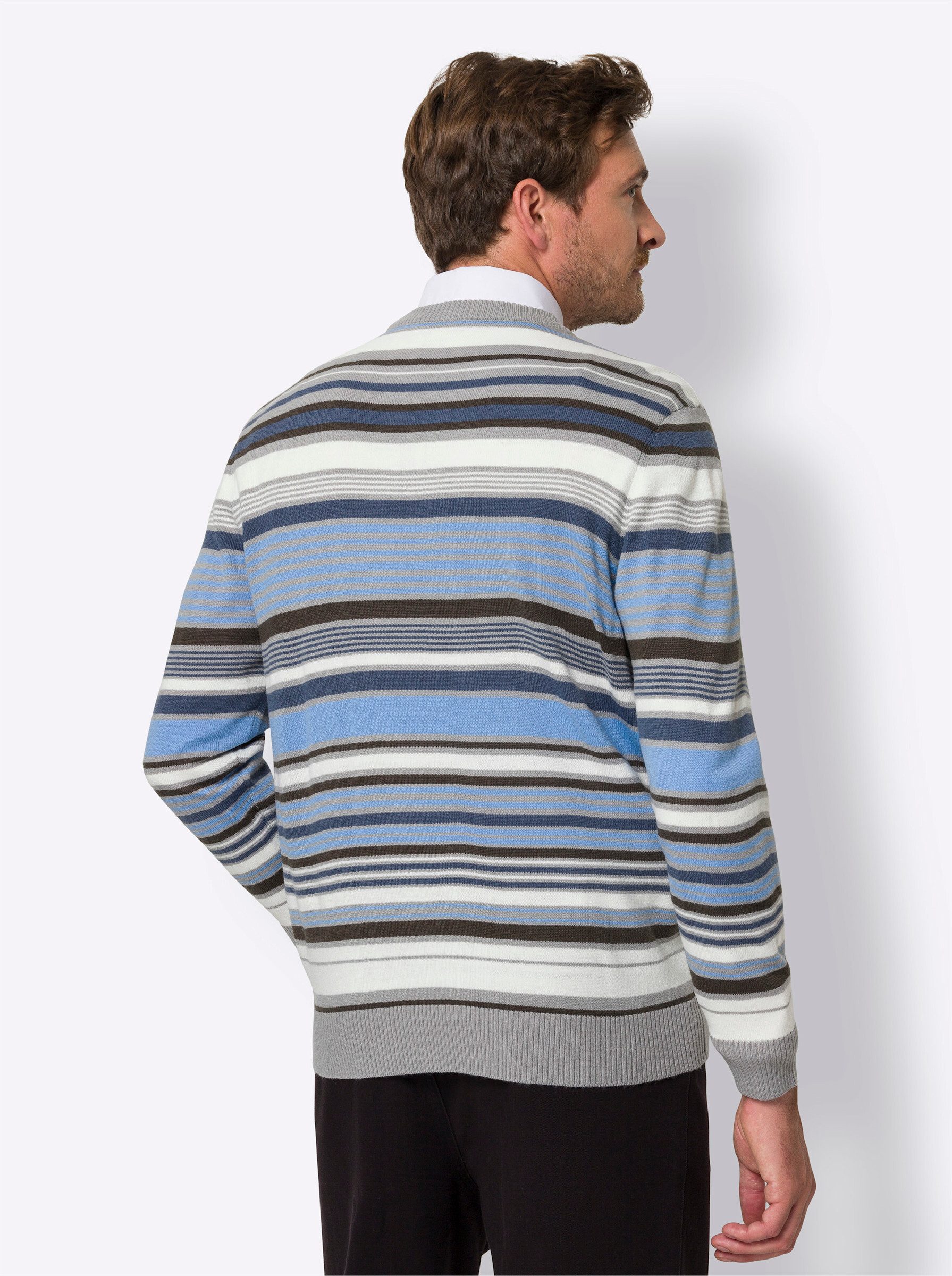 Sieh an! Strickpullover Rundhals-Pullover Langarm