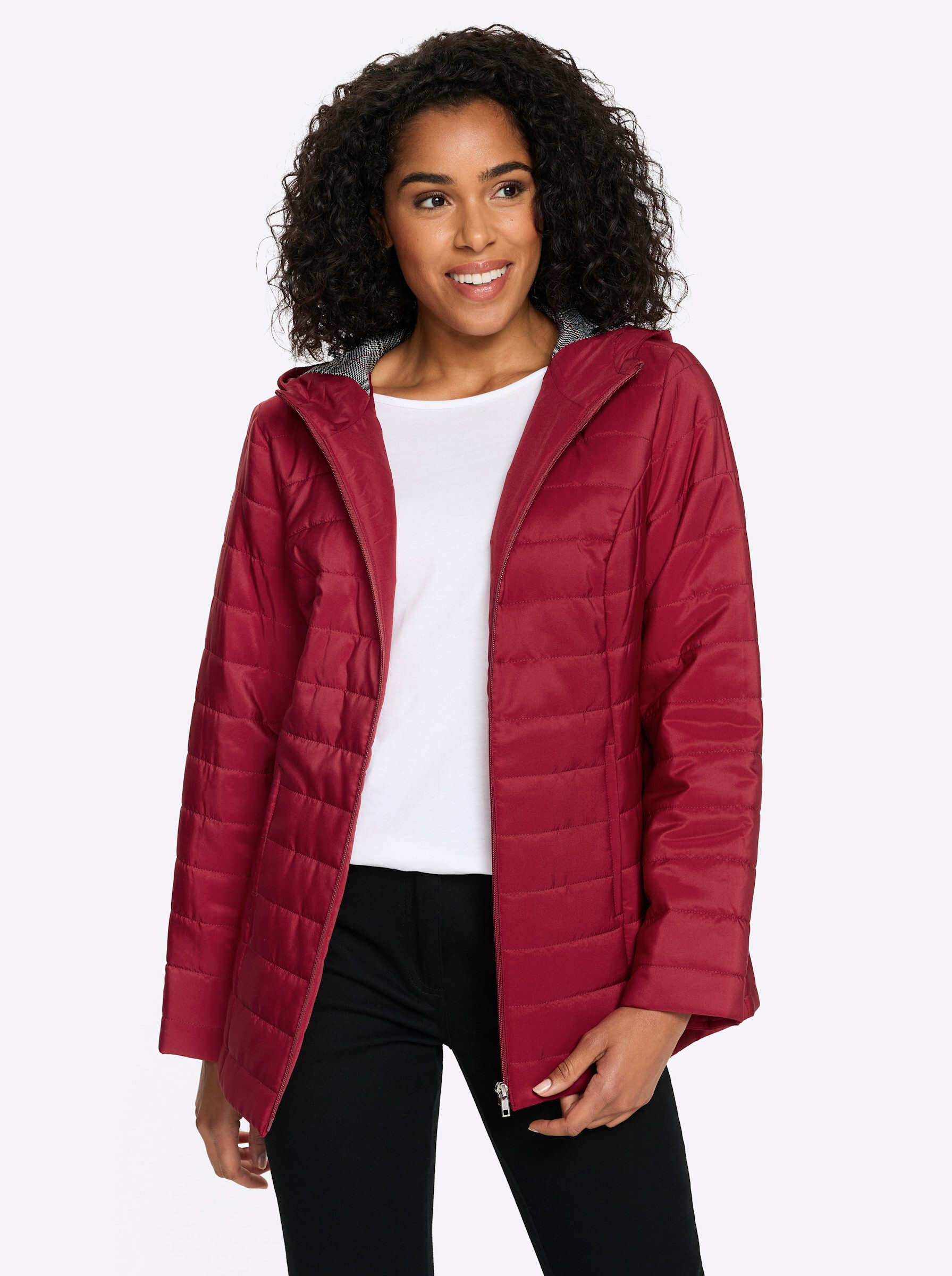 Sieh an! Allwetterjacke Steppjacke Langarm
