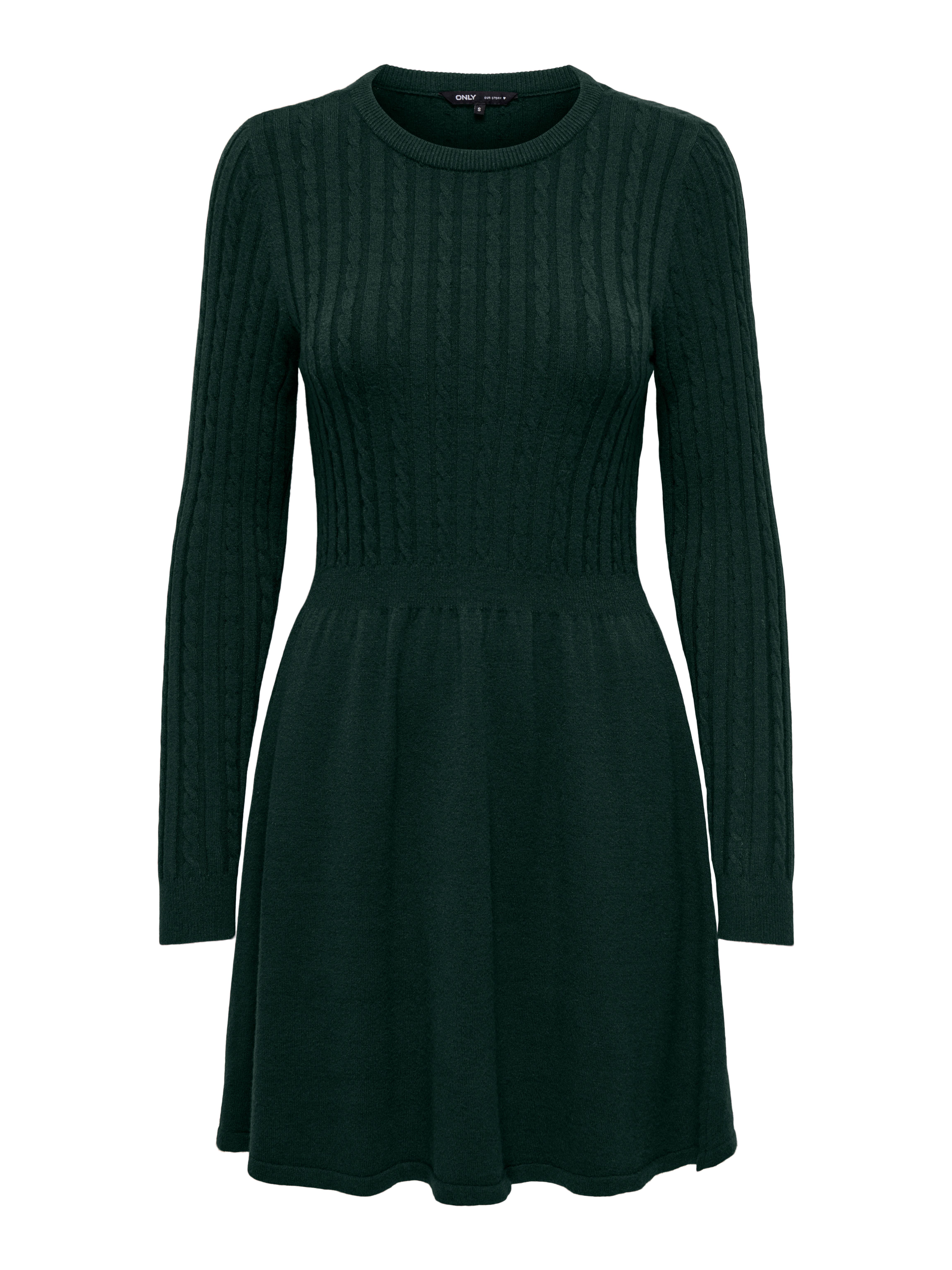 ONLY Strickkleid ONLFIA LS CABLE DRESS KNT Viskosemischung, regular fit – Bild 5 von 5