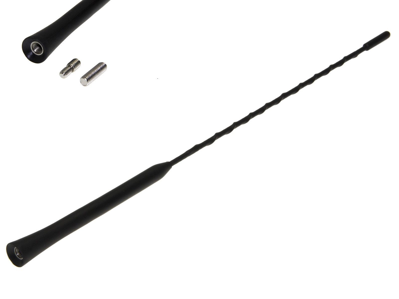 Adapter Universe Stab Dach Antenne 40cm Triplex Auto Radio FM AM M5 M6 passend für OPEL Stabantenne