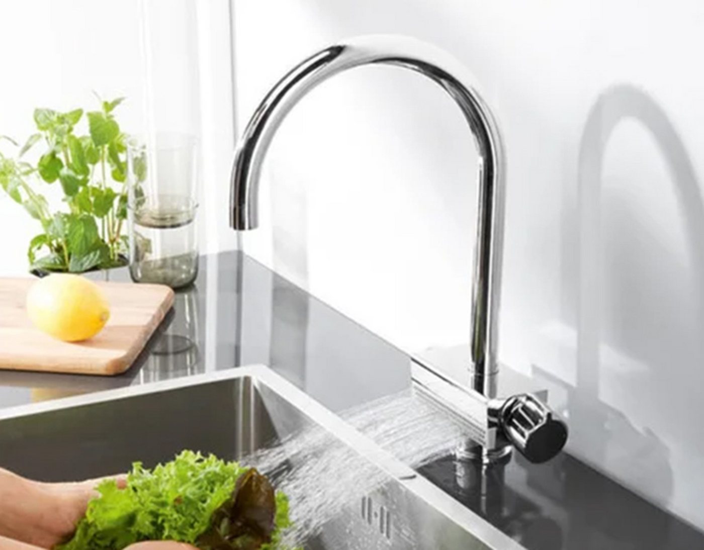 Thumbnail - LIVARNO Küchenarmatur LIVARNO Home Küchenbrause-Armatur Armatur Fruitmixerarmatur 360° schwe