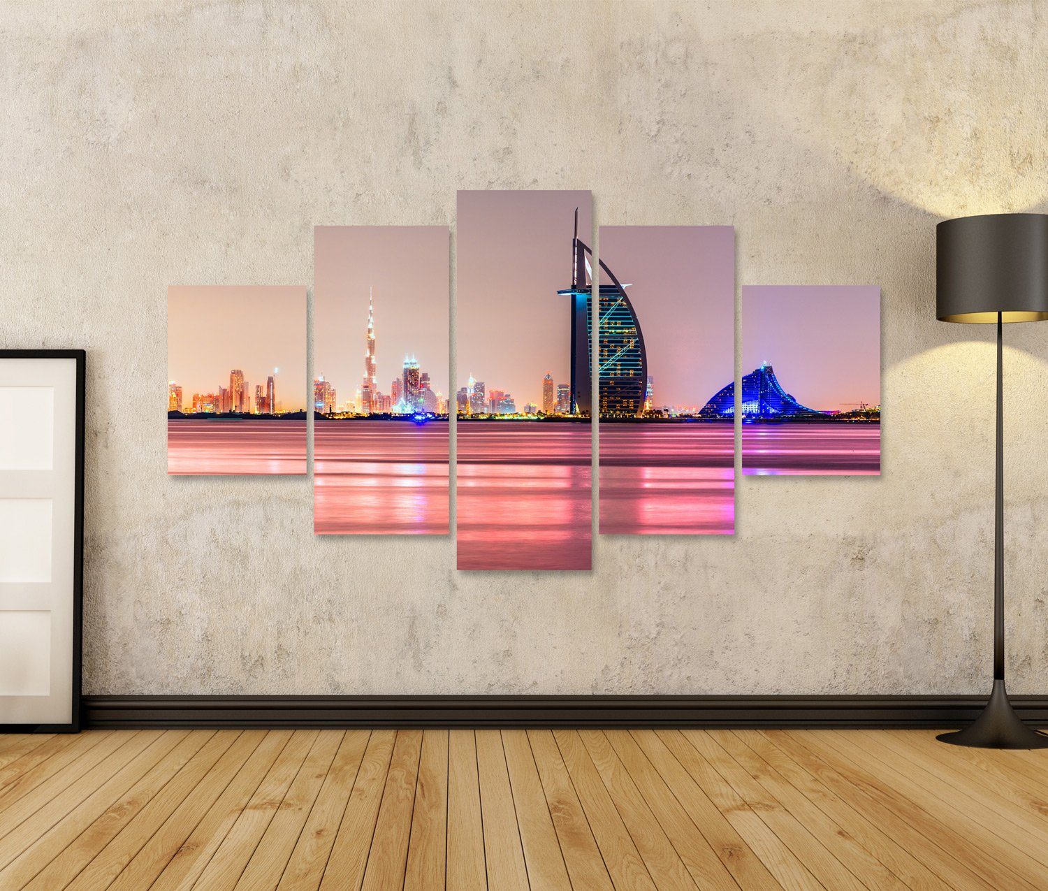 islandburner Leinwandbild Bild auf Leinwand Burj günstig online kaufen