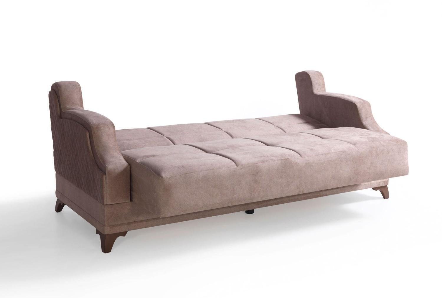 Wohnzimmer-Set Sitzer In Made Europe Möbel Sessel JVmoebel Relax Modern 3+2+1+1 Beige, Garnitur Sofagarnitur