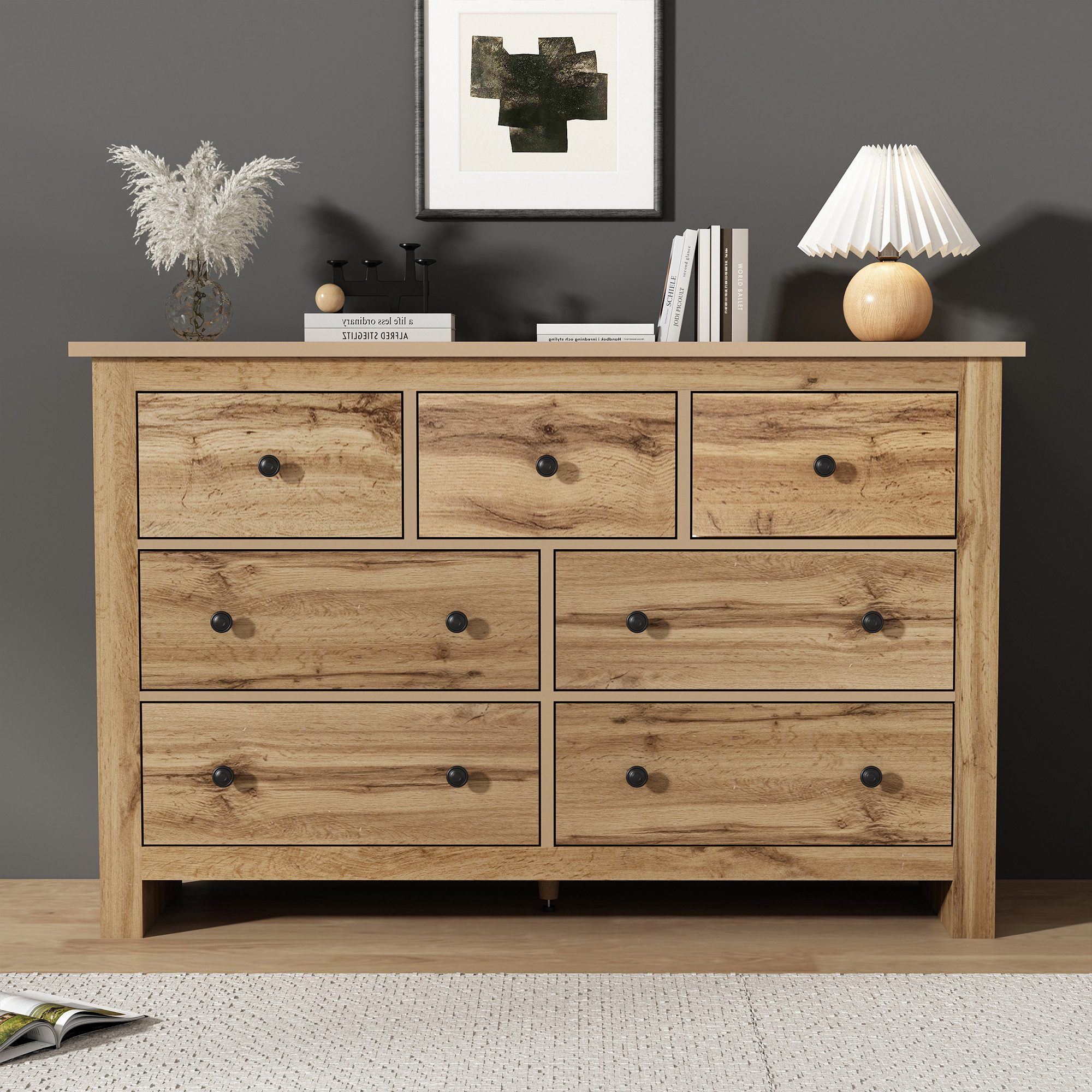 STILVORA Sideboard mit Schubladen,Aufwahrungsschrank Kommode mit günstig online kaufen