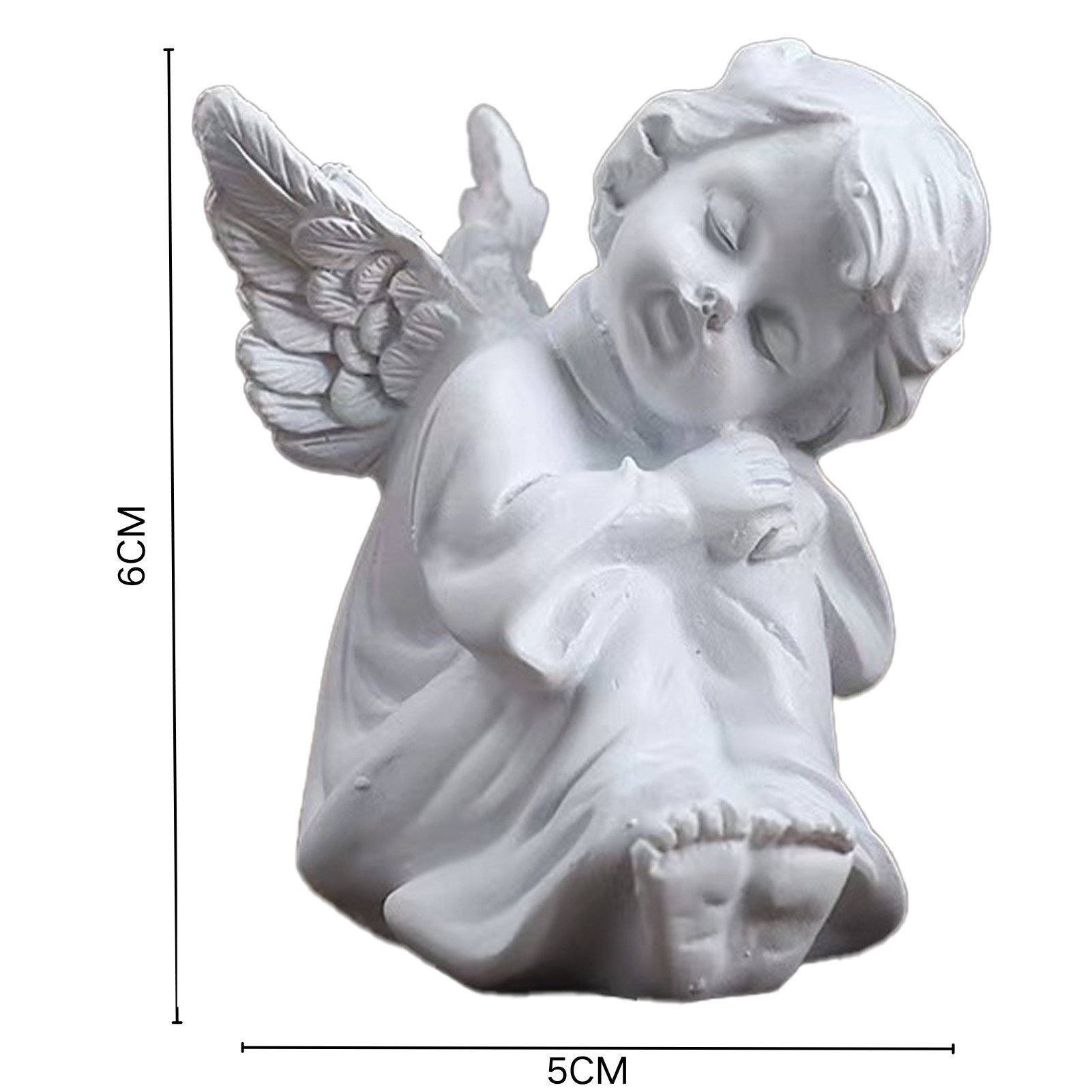Jumpeak Engelfigur Dekorative Figuren, Weißer Engel günstig online kaufen